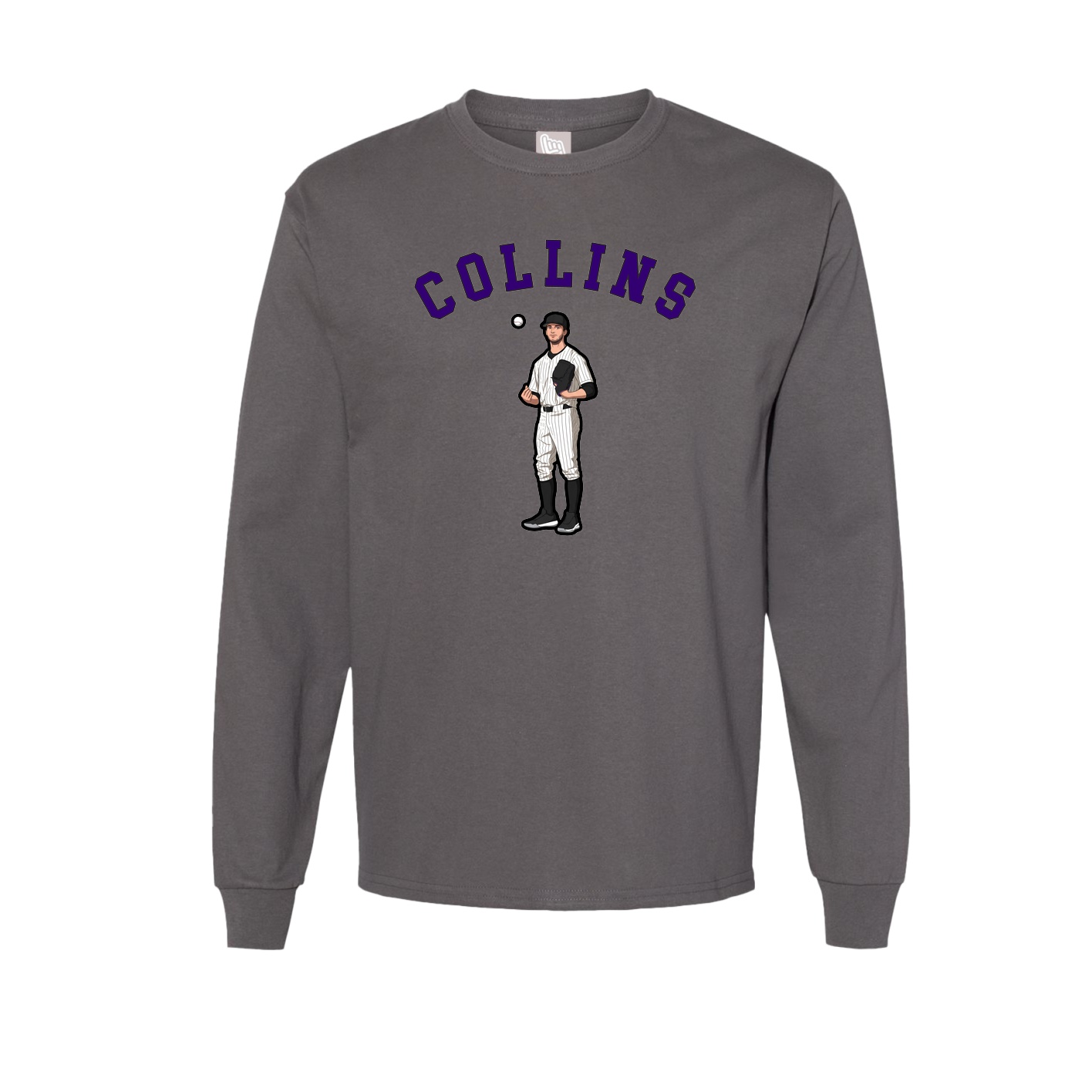 Long Sleeve Tee — Shirsey Arch in Grey