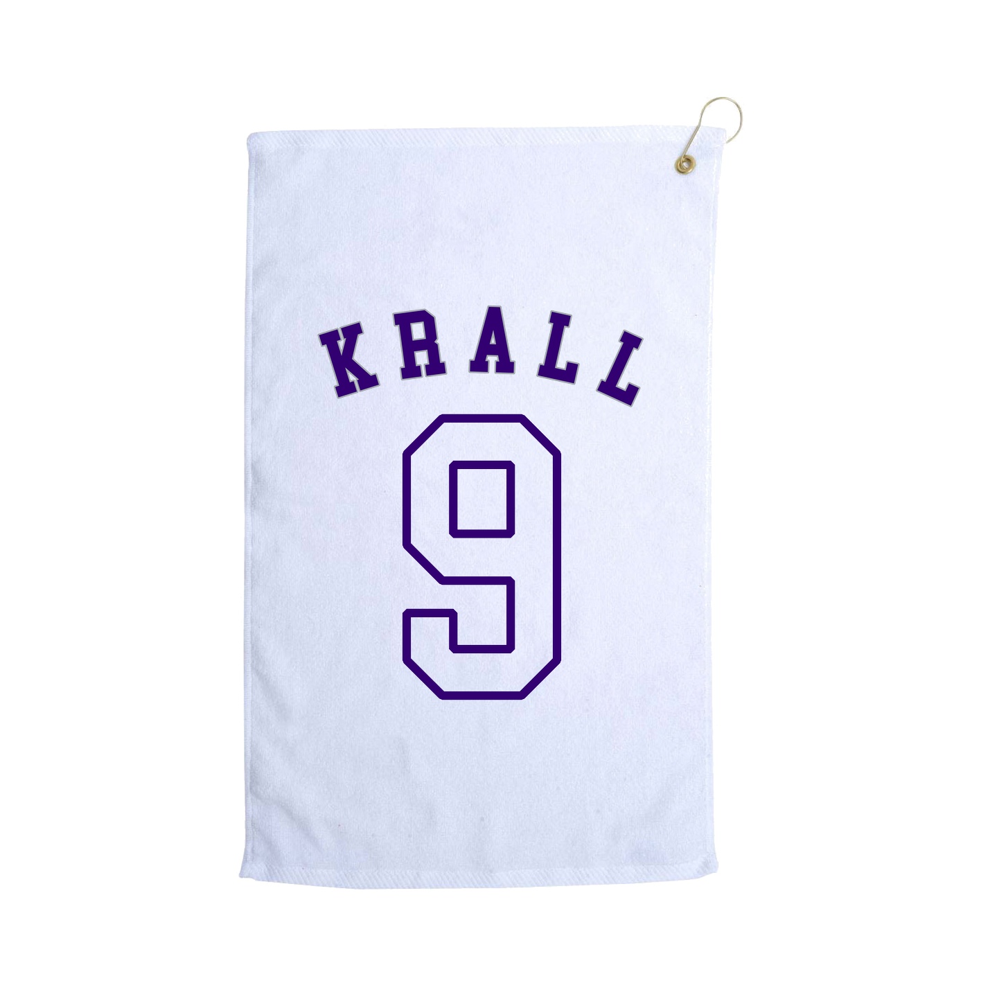 Golf Towel — Shirsey Arch in White