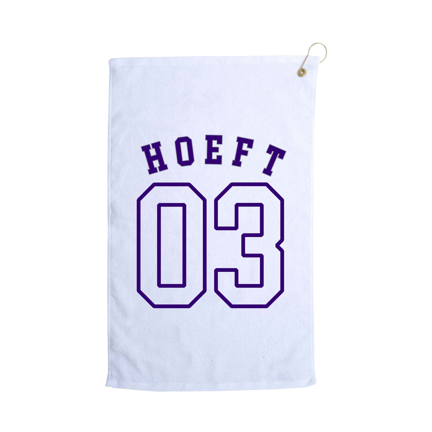 Golf Towel — Shirsey Arch in White