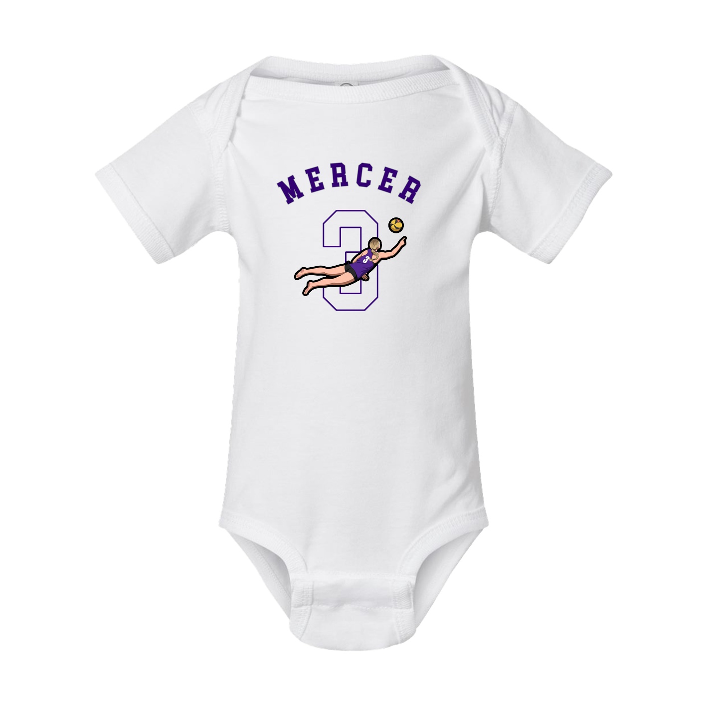 Baby Onesie — Shirsey Arch in White