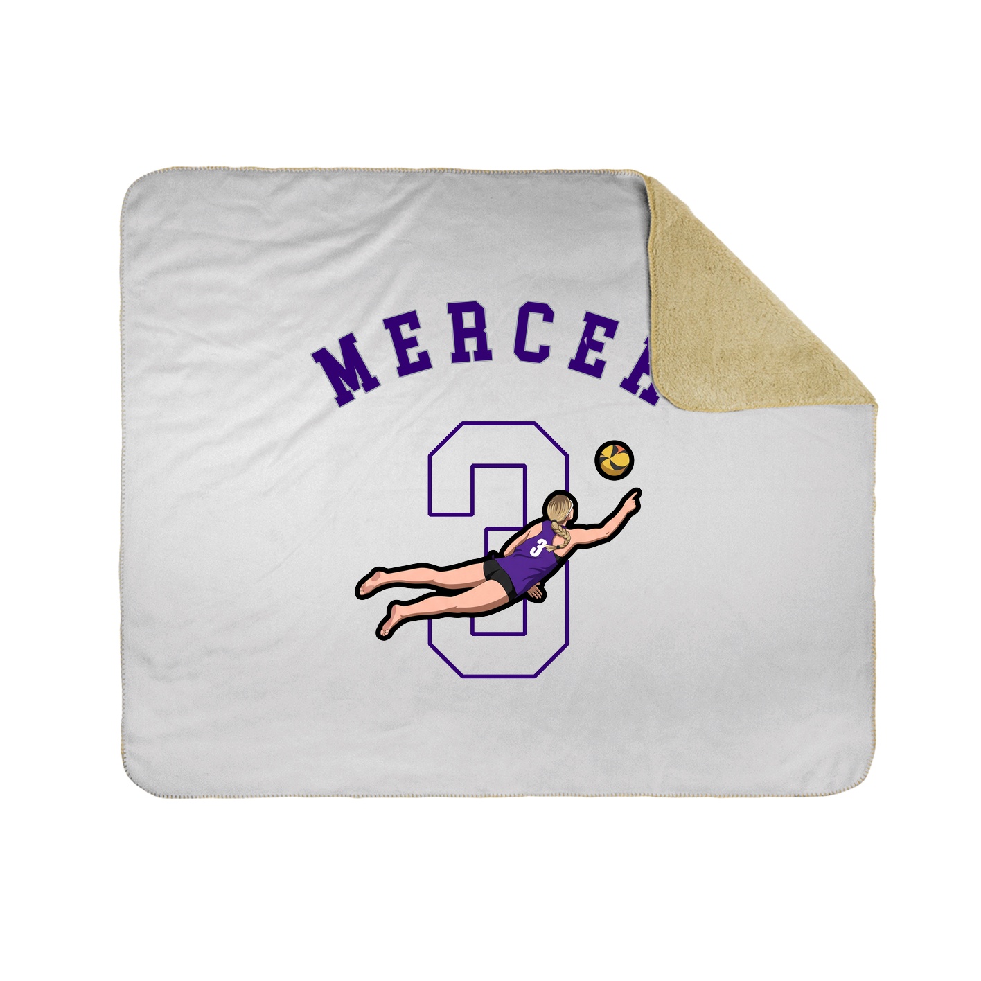 Throw Blanket — Shirsey Arch in White
