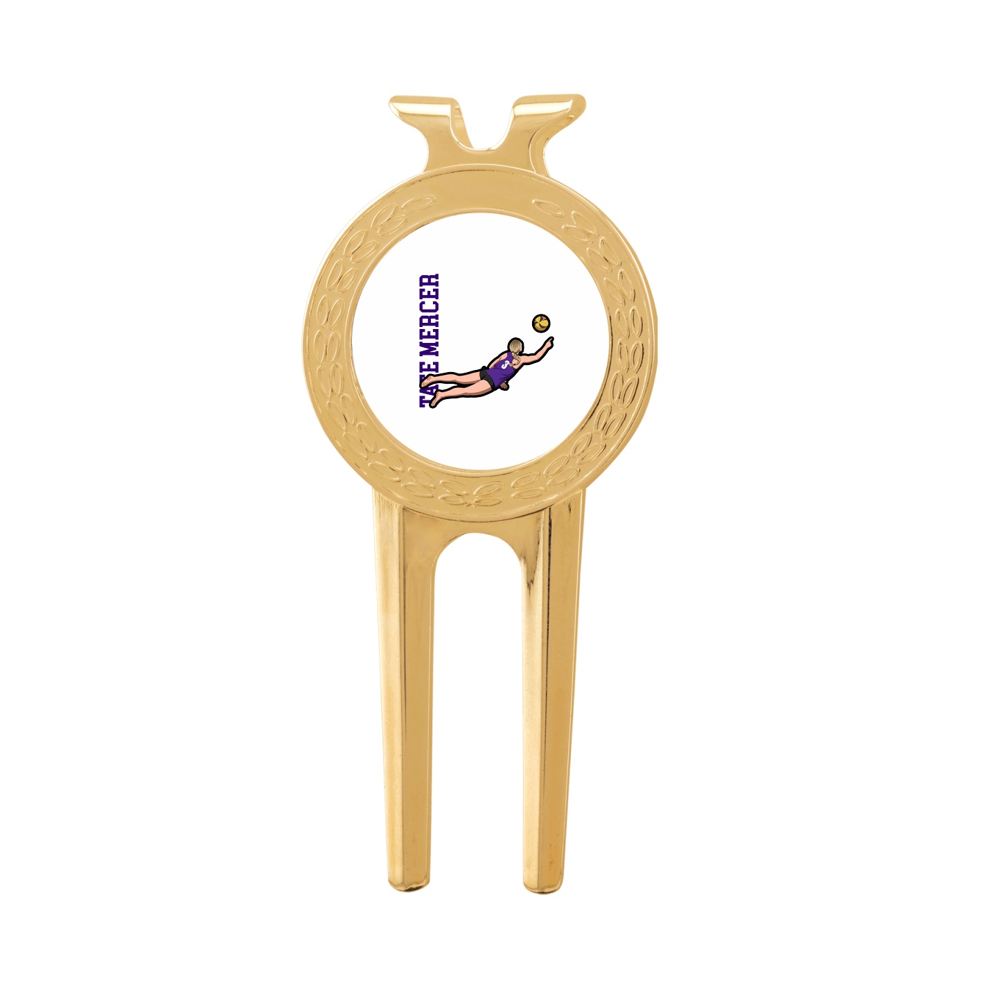 Divot Tool with Ball Marker — Name Vertical in Classic