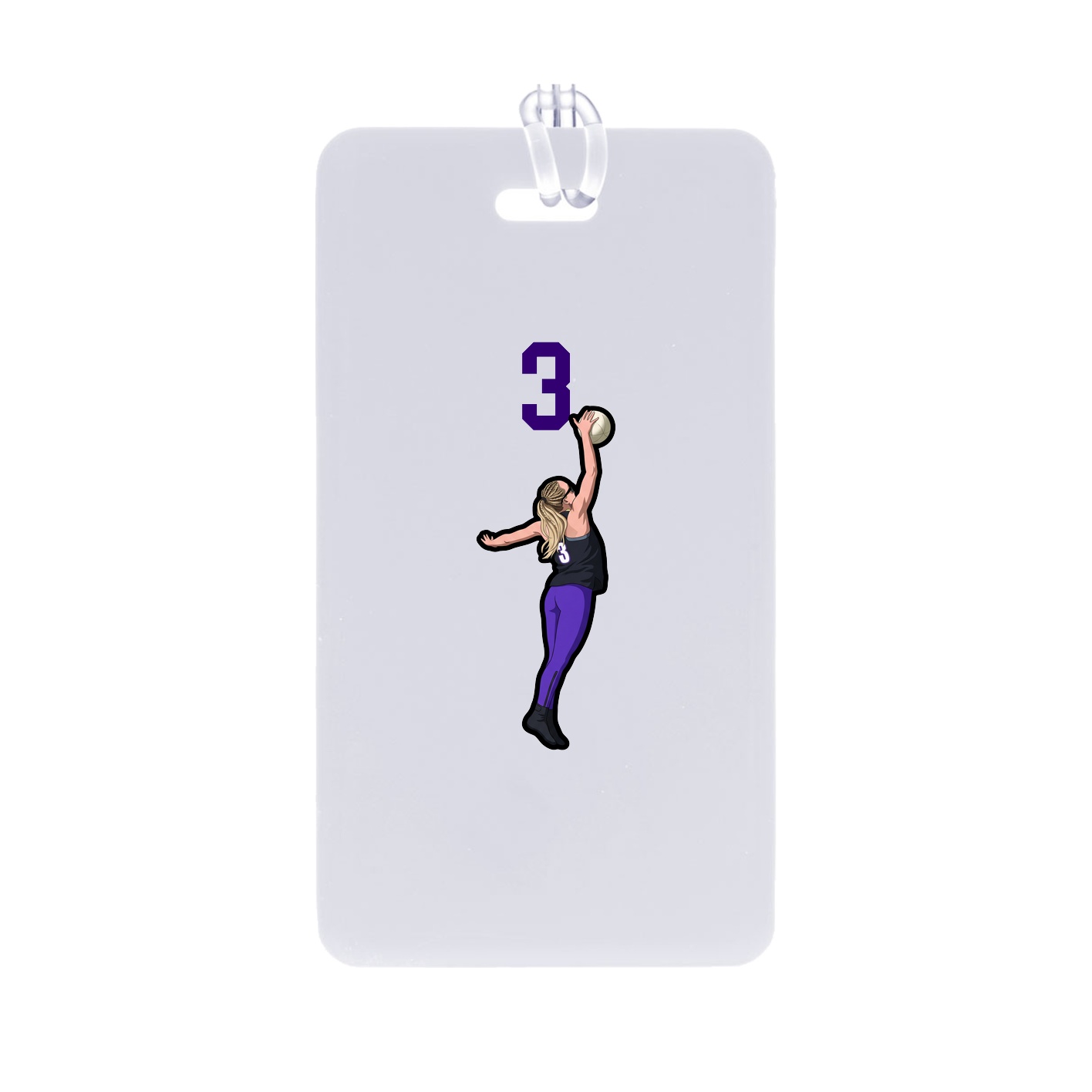 Bag Tag — Number Top in Classic