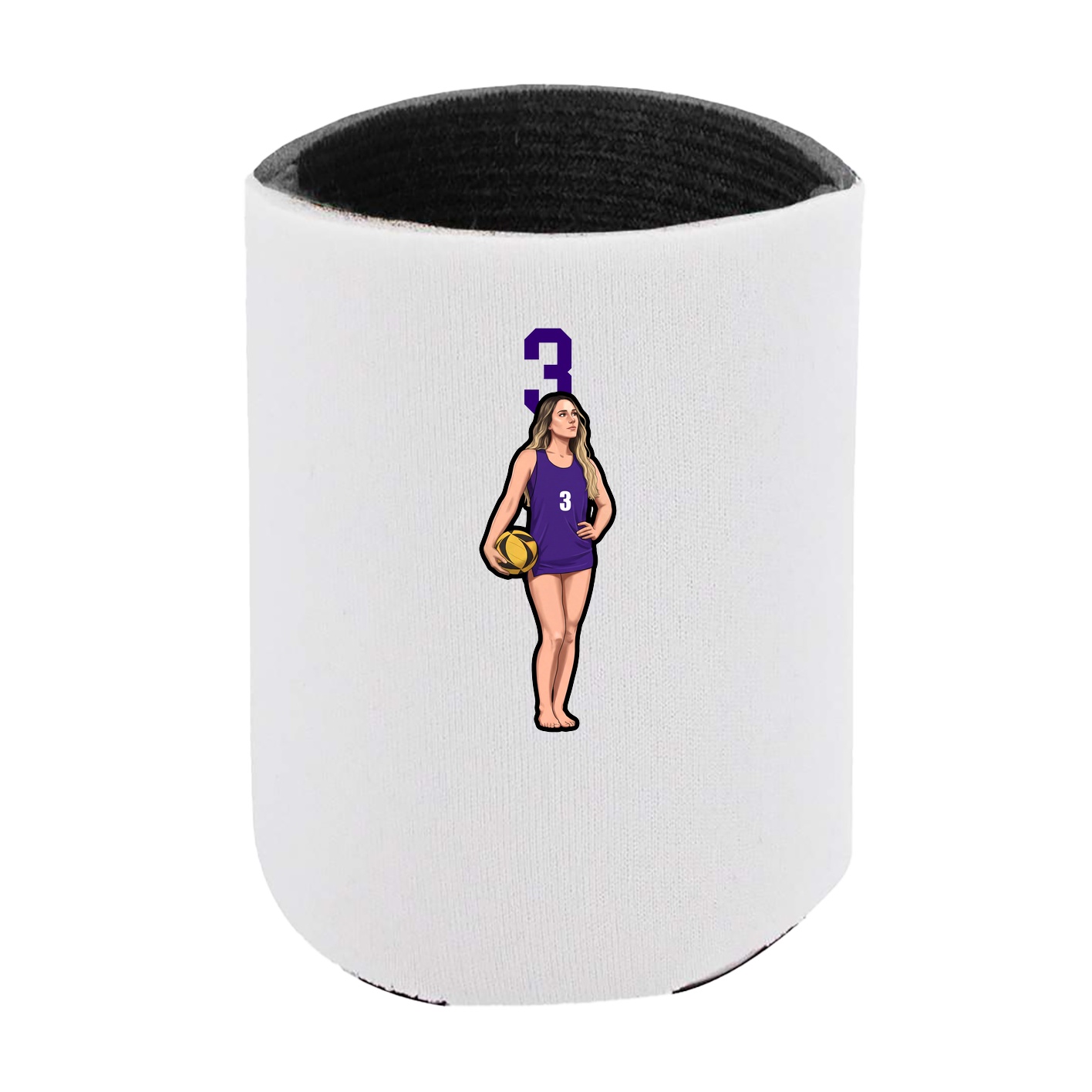 Can Holder — Number Top in White
