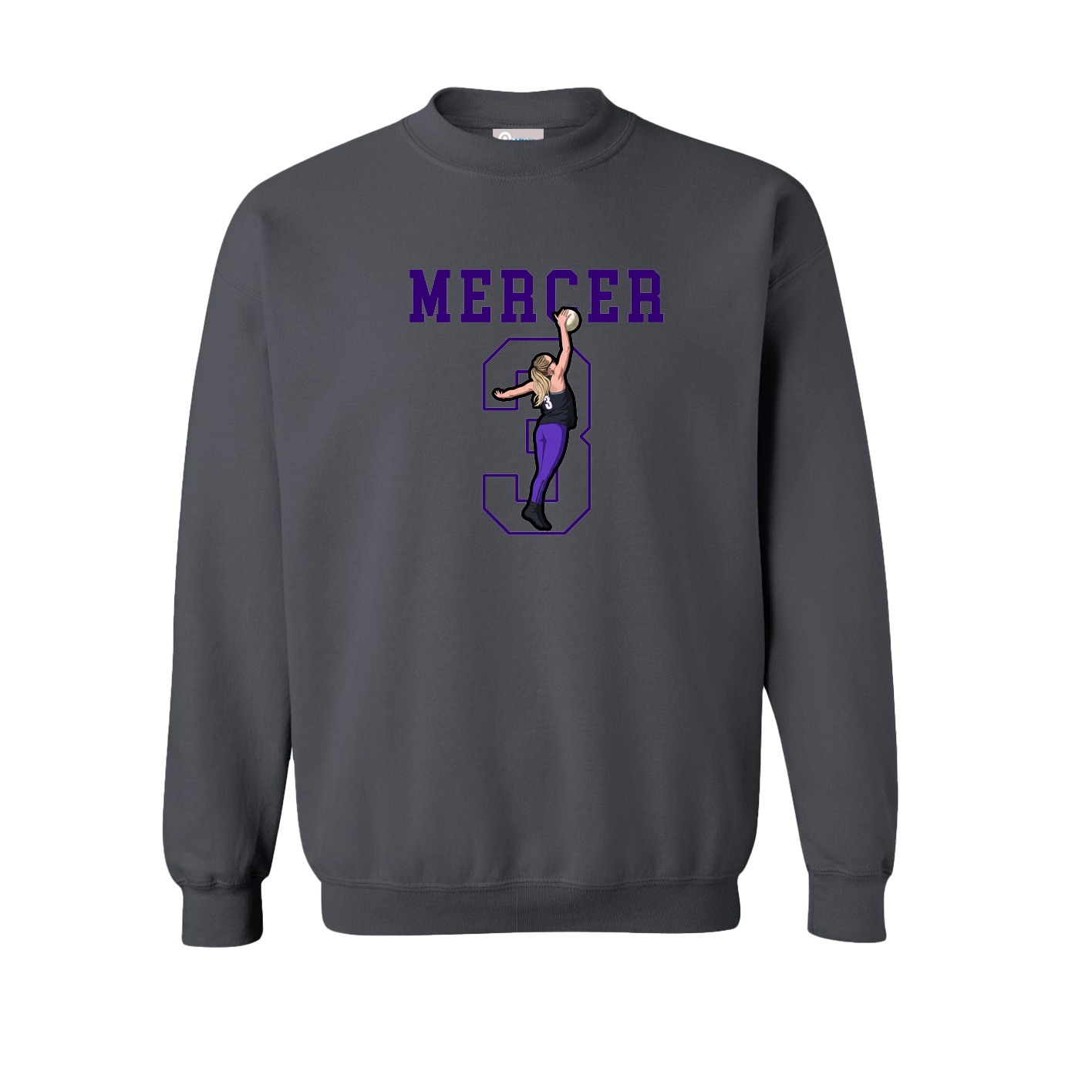 Fleece Crew — Shirsey in Grey