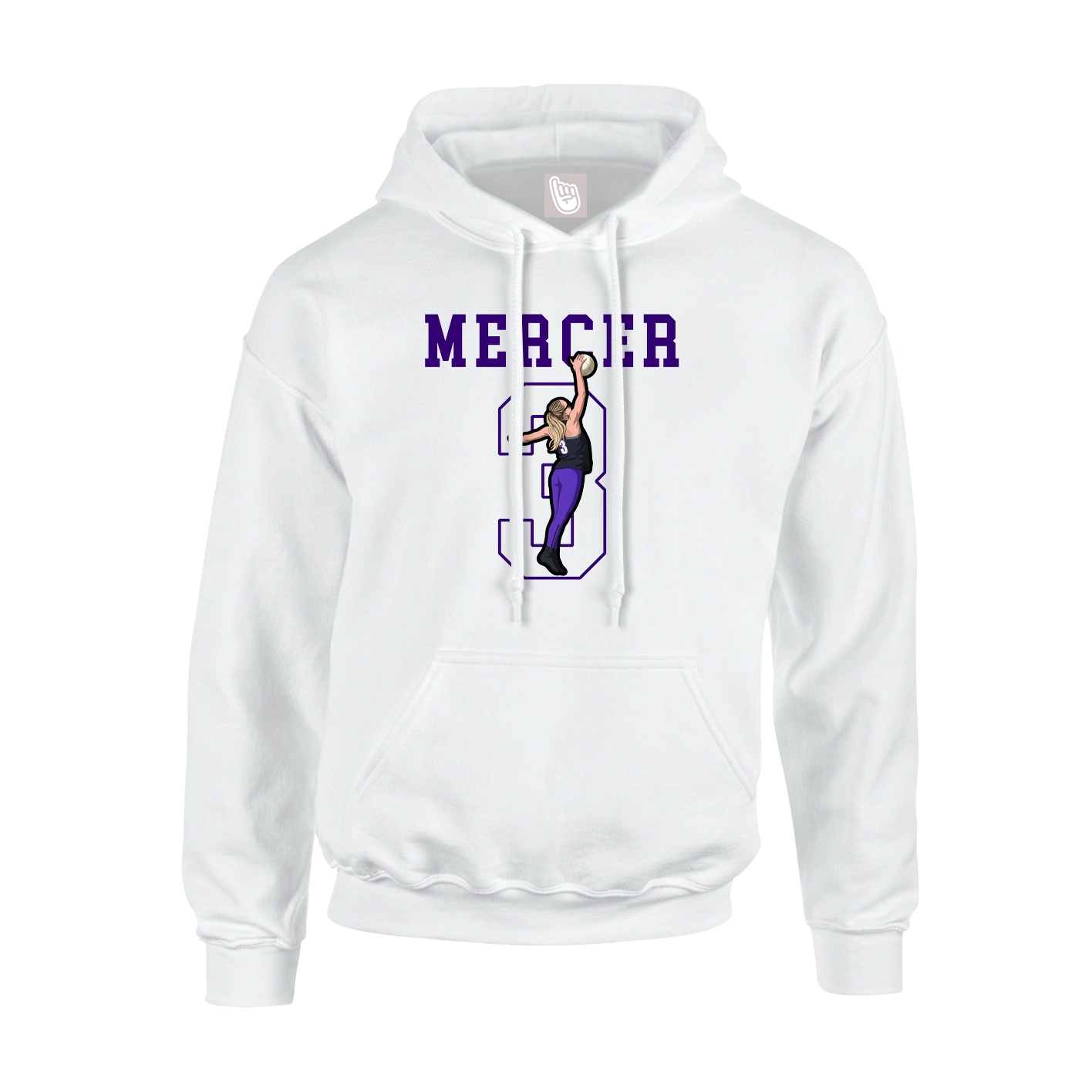 Youth Hoodie — Shirsey in White