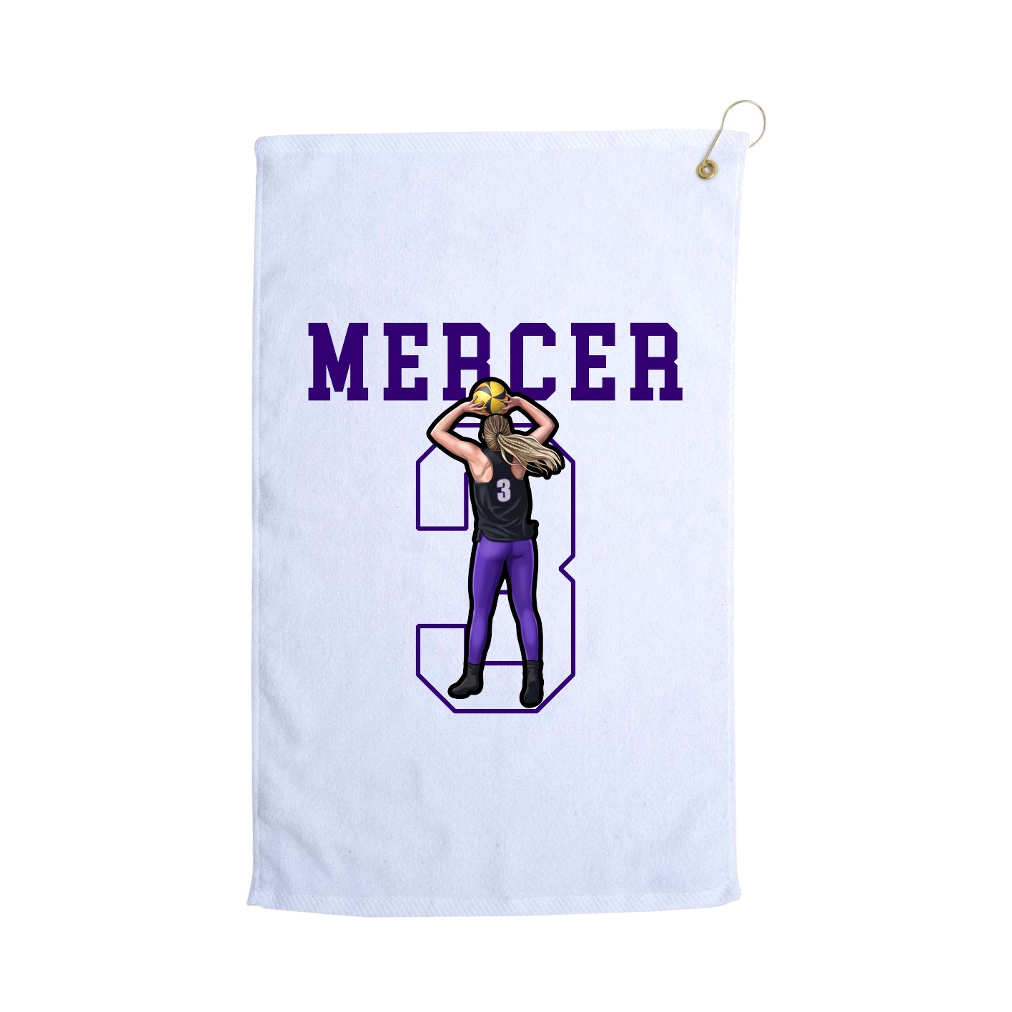 Golf Towel — Shirsey in White