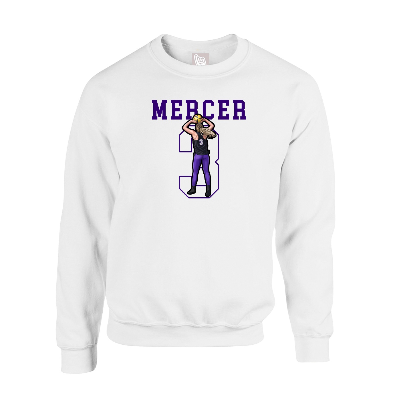 Fleece Crew — Shirsey in White