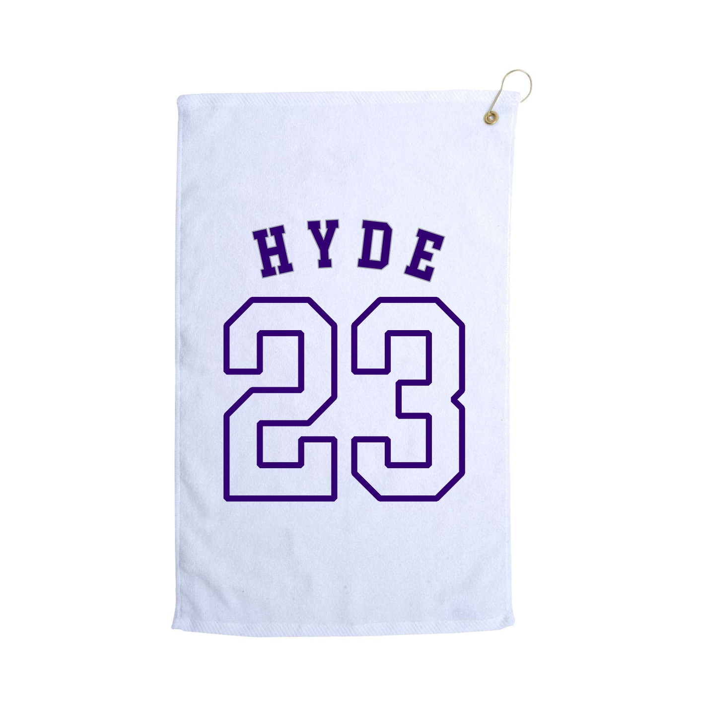 Golf Towel — Shirsey Arch in White