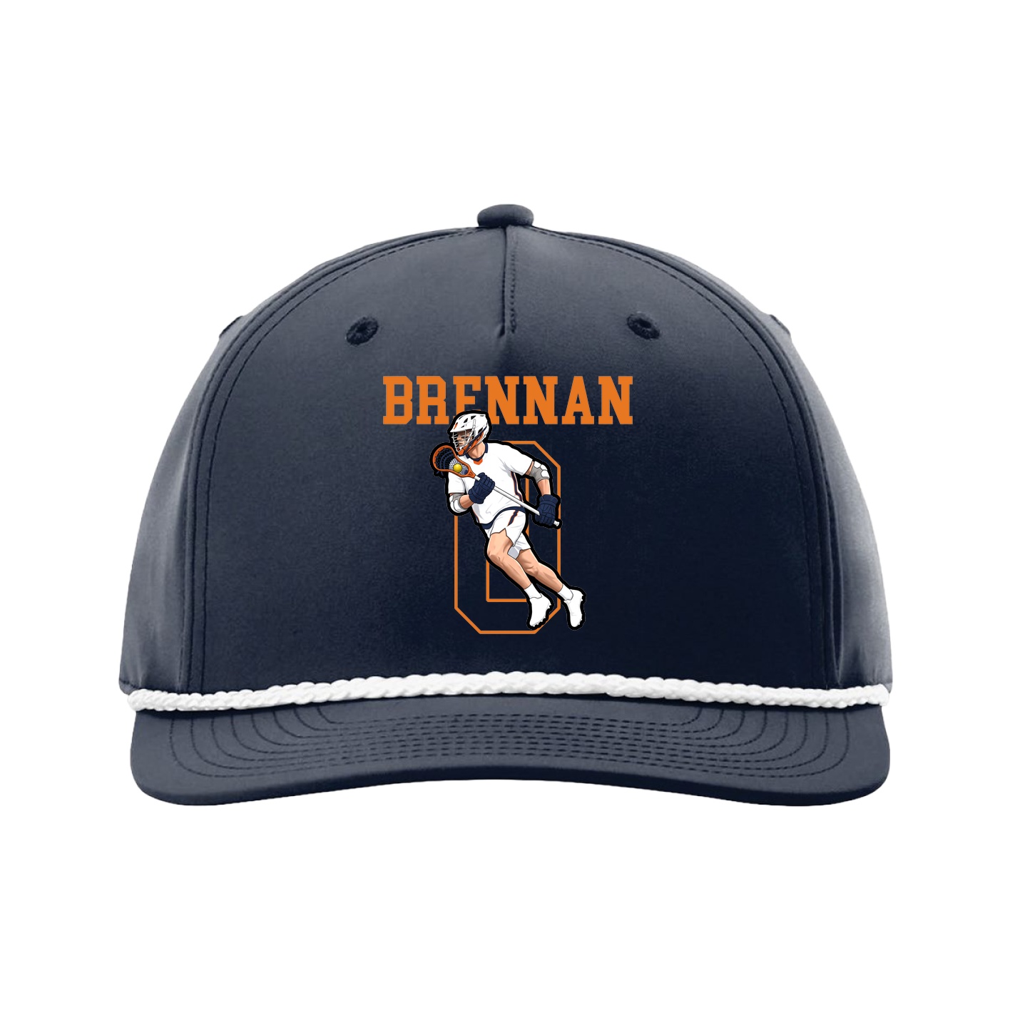 Five-Panel Classic Rope Cap — Shirsey in Navy