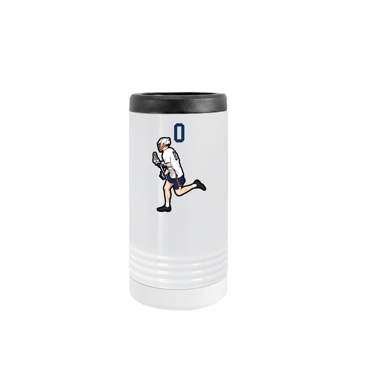 Slim Beverage Holder — Number Top in White