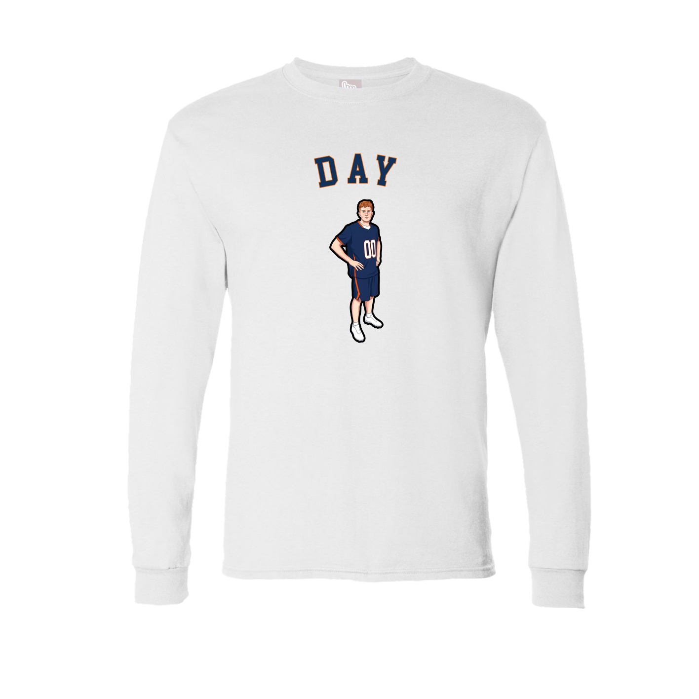 Long Sleeve Tee — Shirsey Arch in White