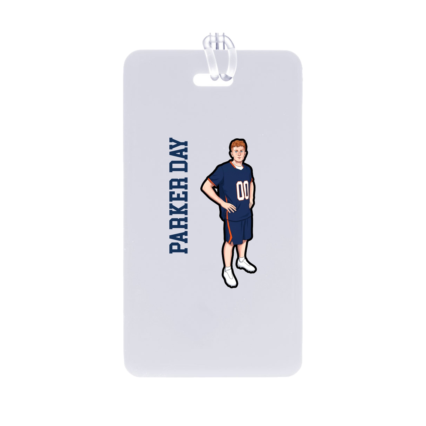 Bag Tag — Name Vertical in Classic