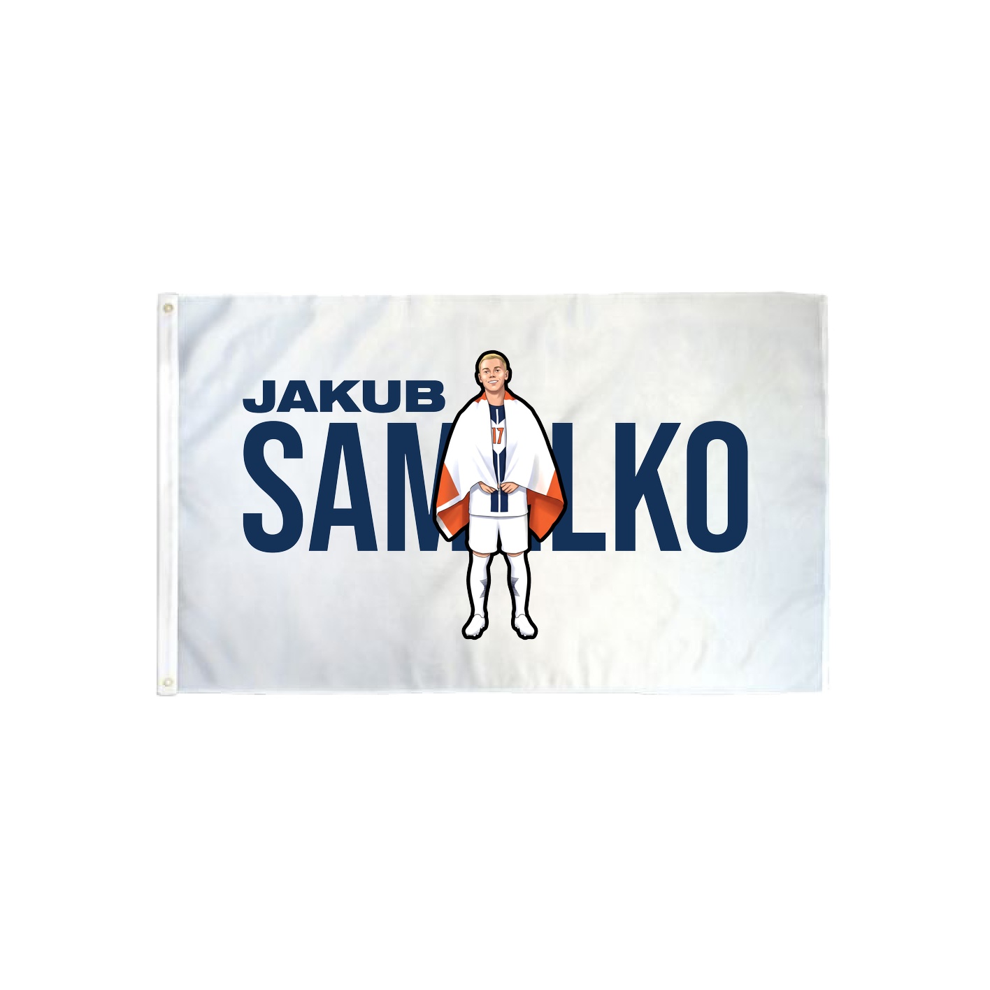 3x5 Flag — Player Name in Classic