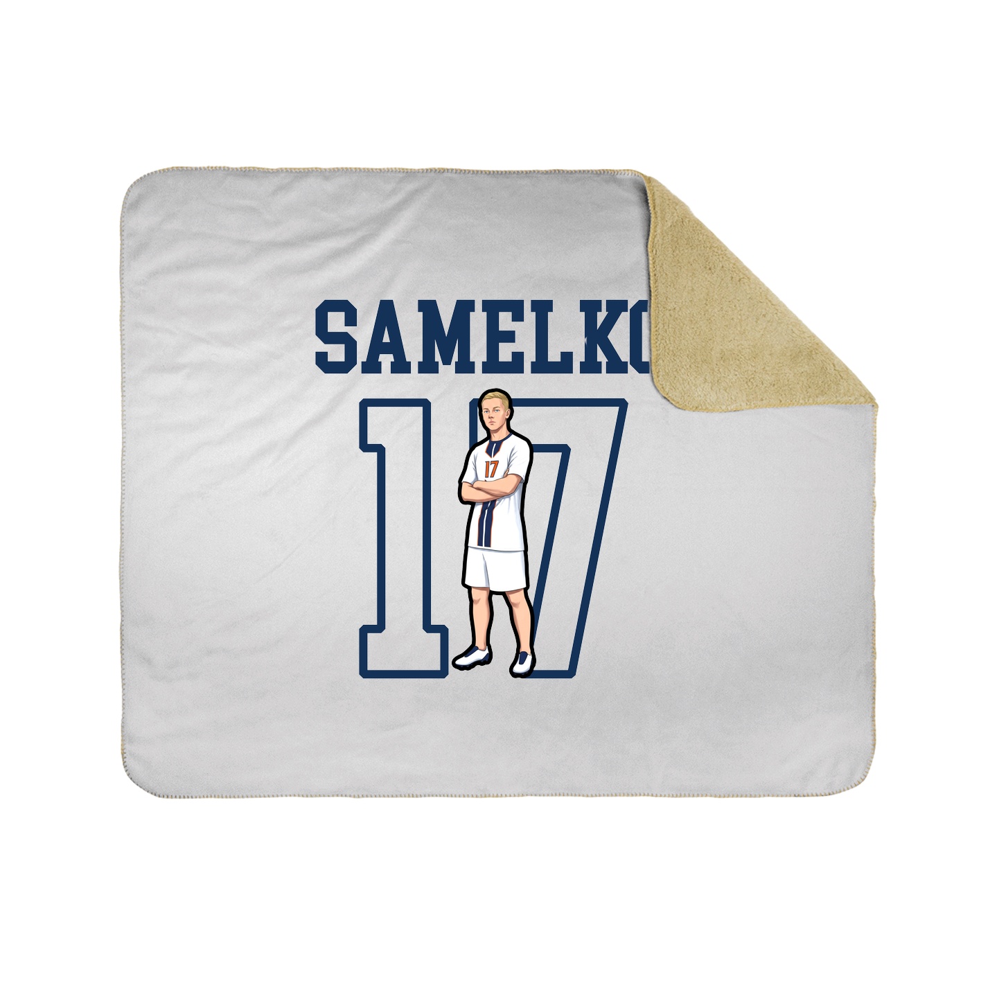 Throw Blanket — Shirsey in White
