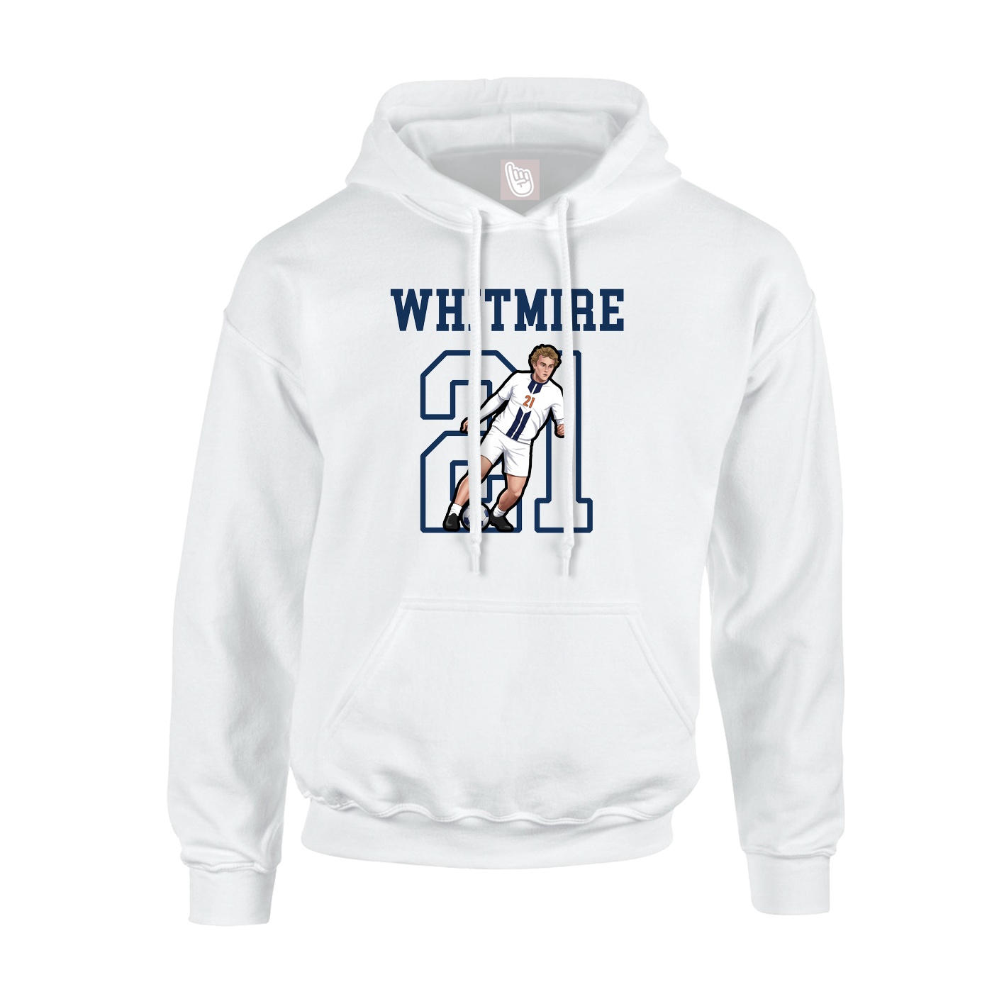 Hoodie — Shirsey in White