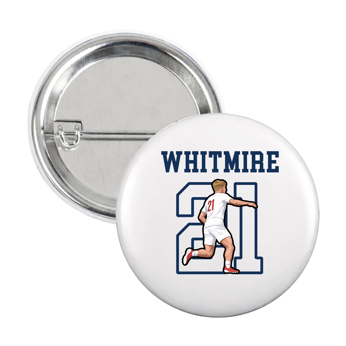 Game Day Button — Shirsey in White