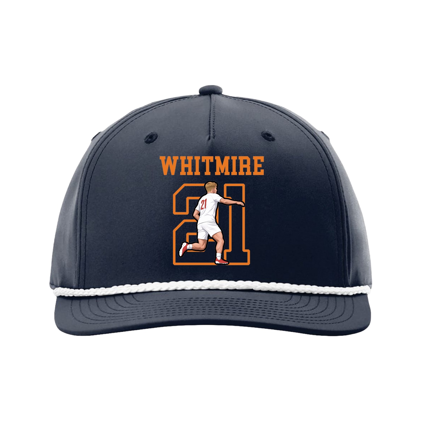 Five-Panel Classic Rope Cap — Shirsey in Navy