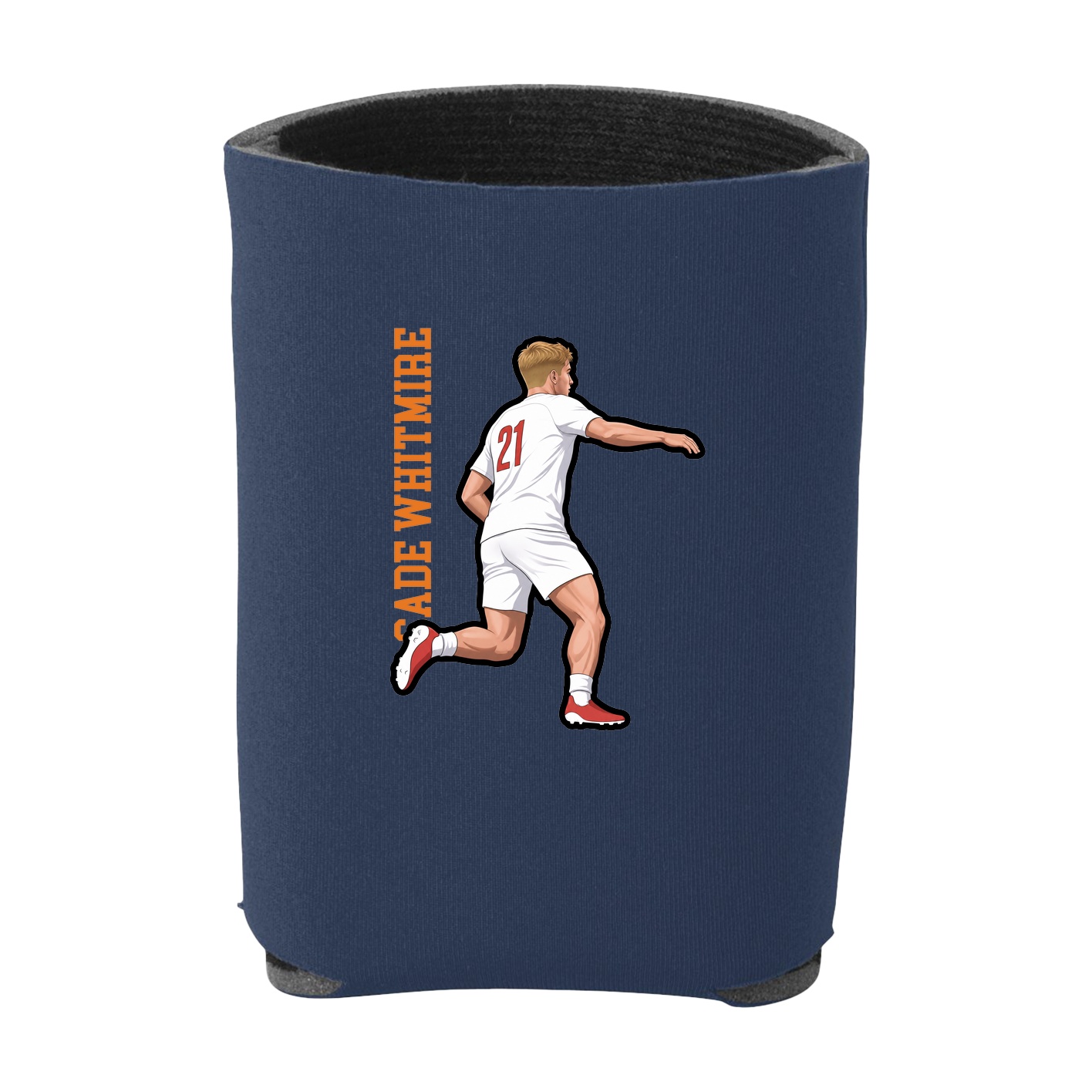 Can Holder — Name Vertical in Navy