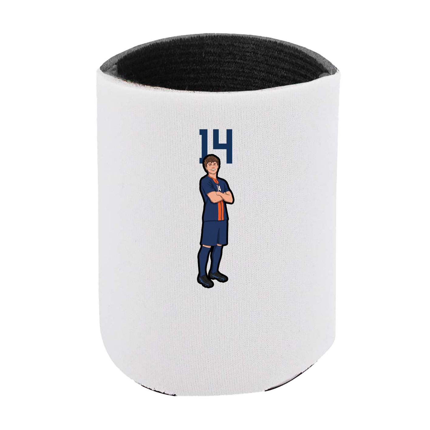 Can Holder — Number Top in White