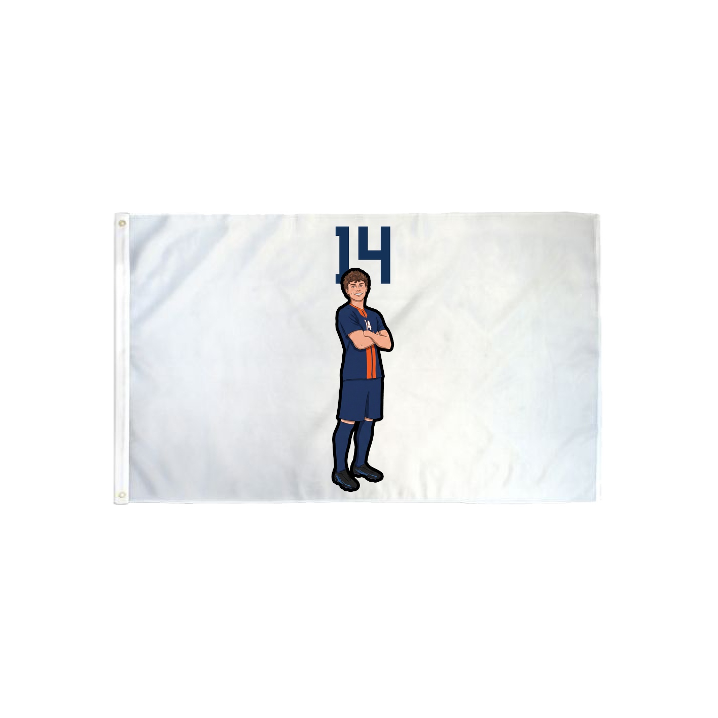 3x5 Flag — Number Top in Classic