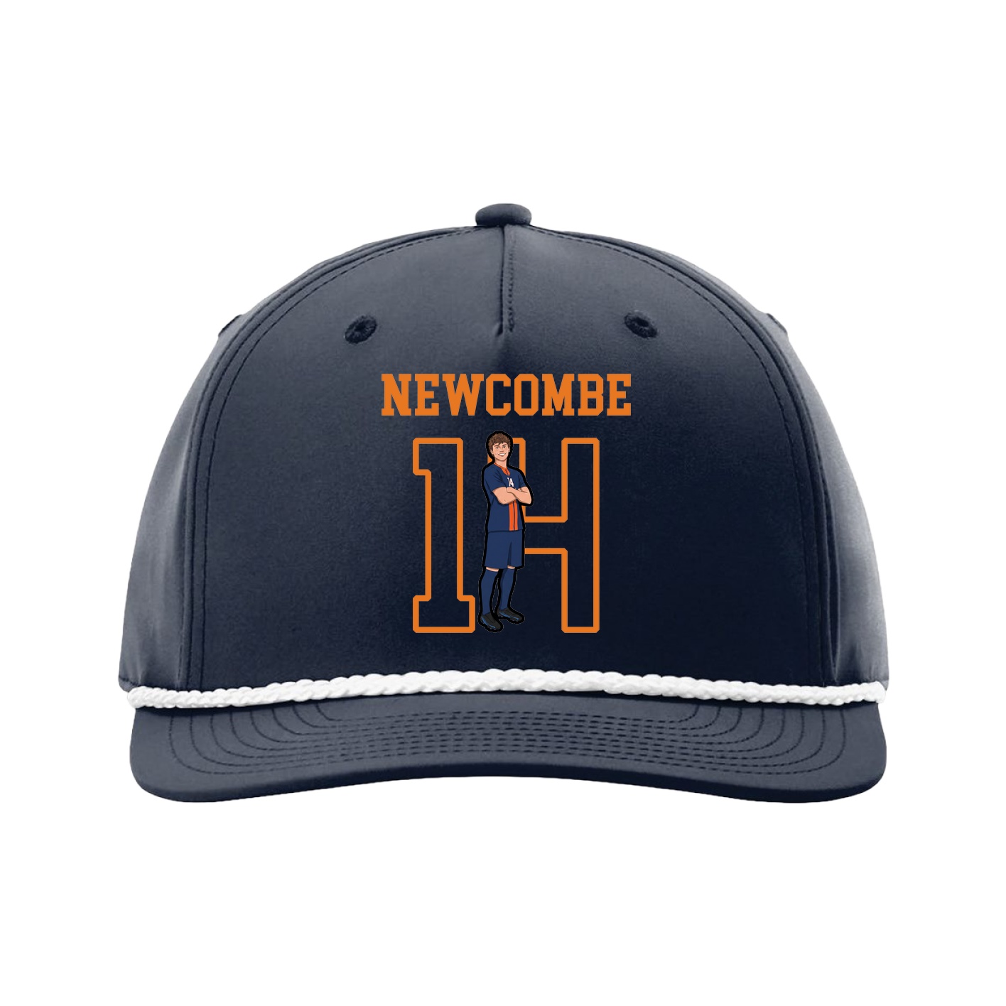 Five-Panel Classic Rope Cap — Shirsey in Navy