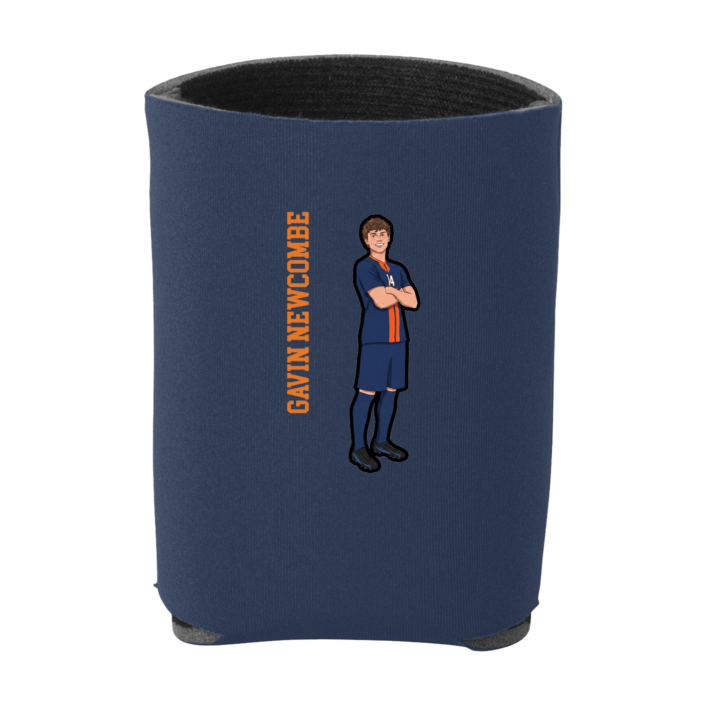 Can Holder — Name Vertical in Navy