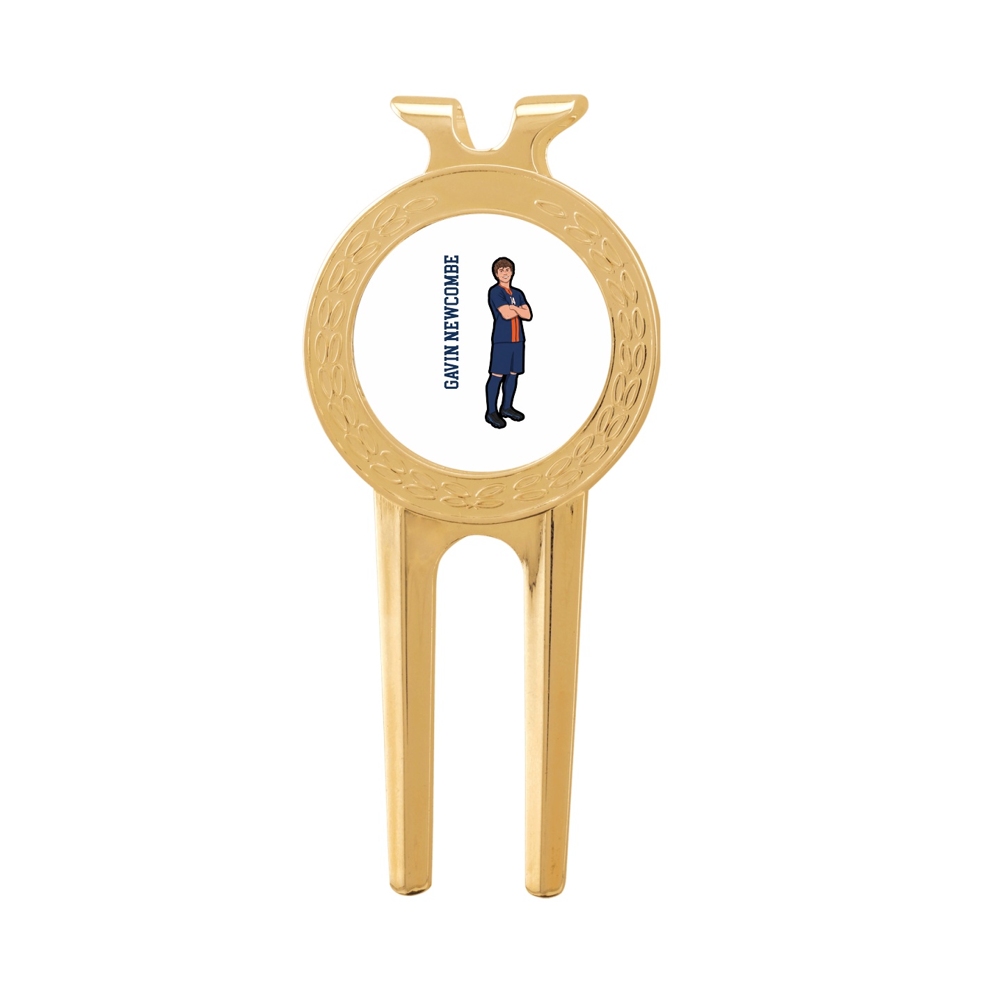 Divot Tool with Ball Marker — Name Vertical in Classic