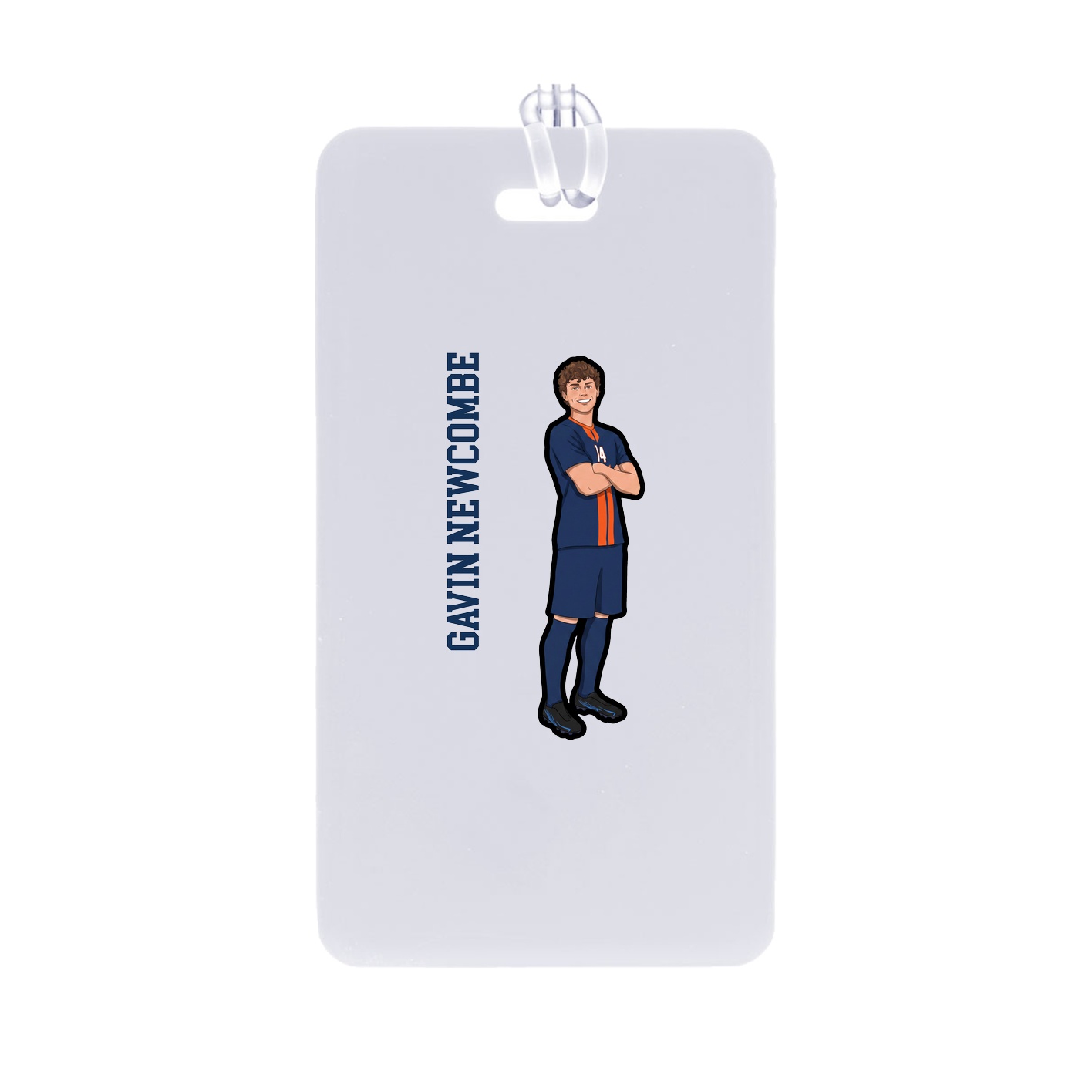 Bag Tag — Name Vertical in Classic