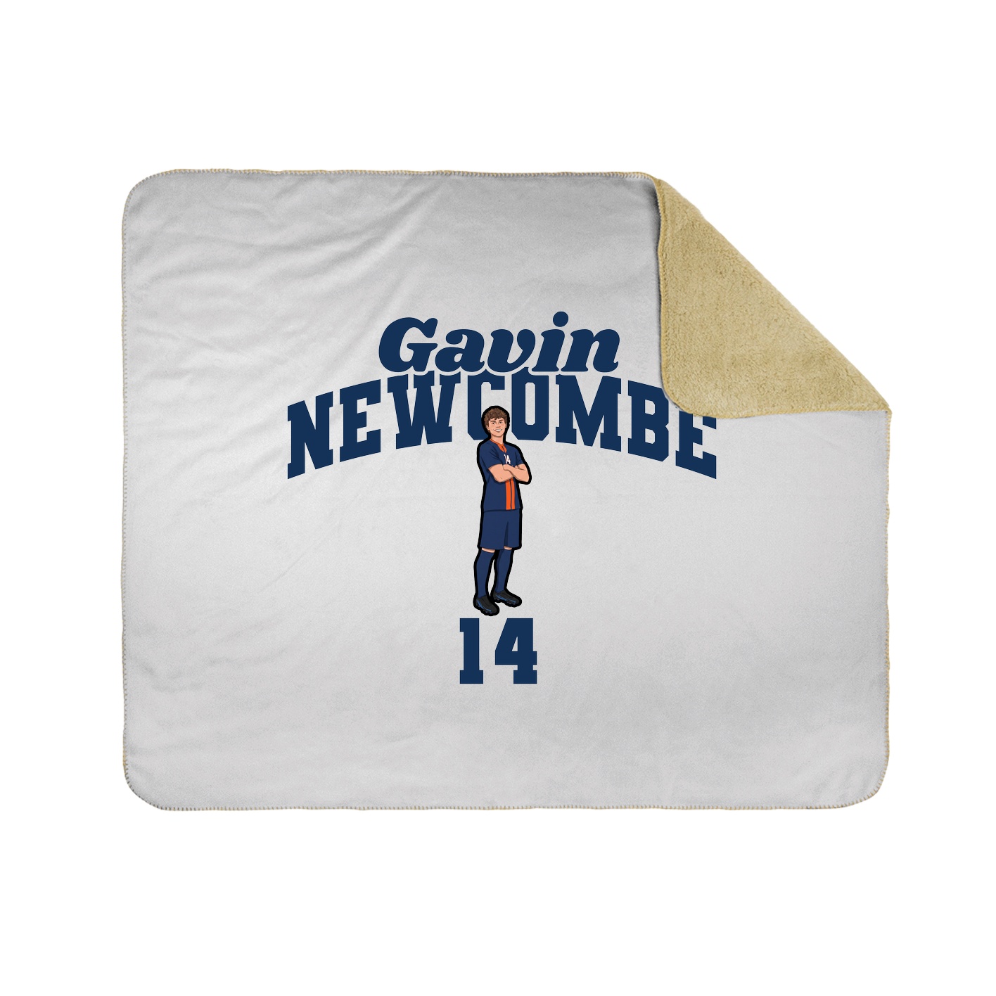 Throw Blanket — Signature Arch in White