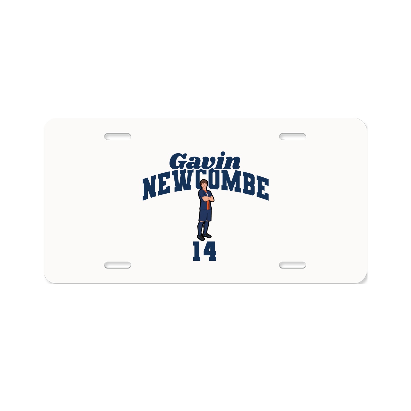 License Plate — Signature Arch in Classic