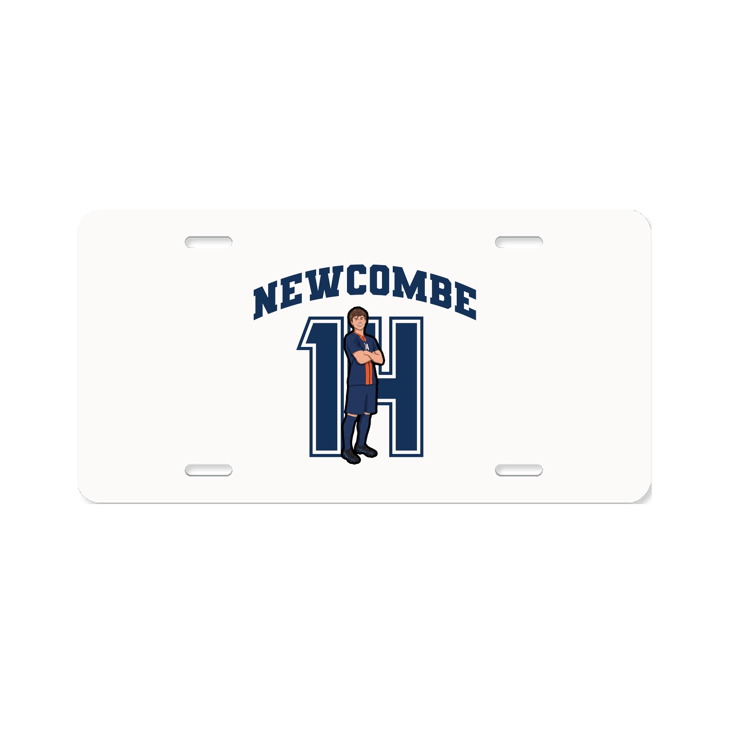 License Plate — Number in Classic