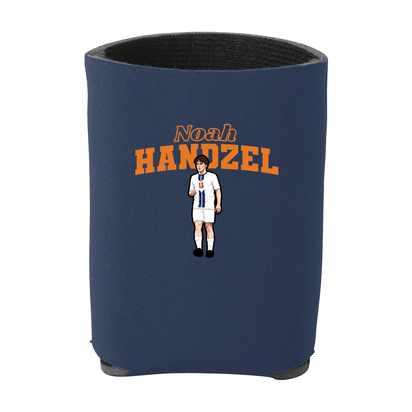 Can Holder — Name Arch in Navy