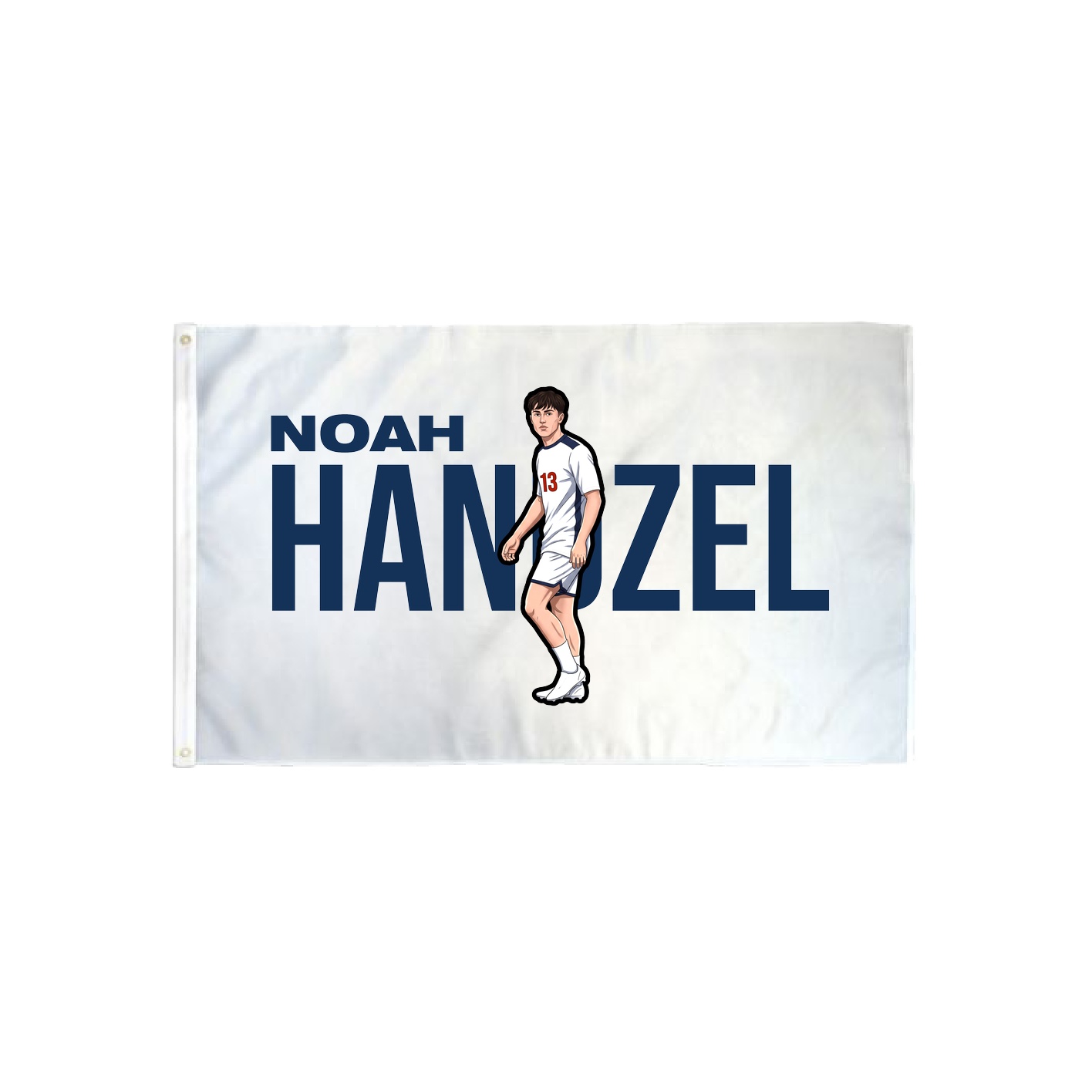 3x5 Flag — Player Name in Classic