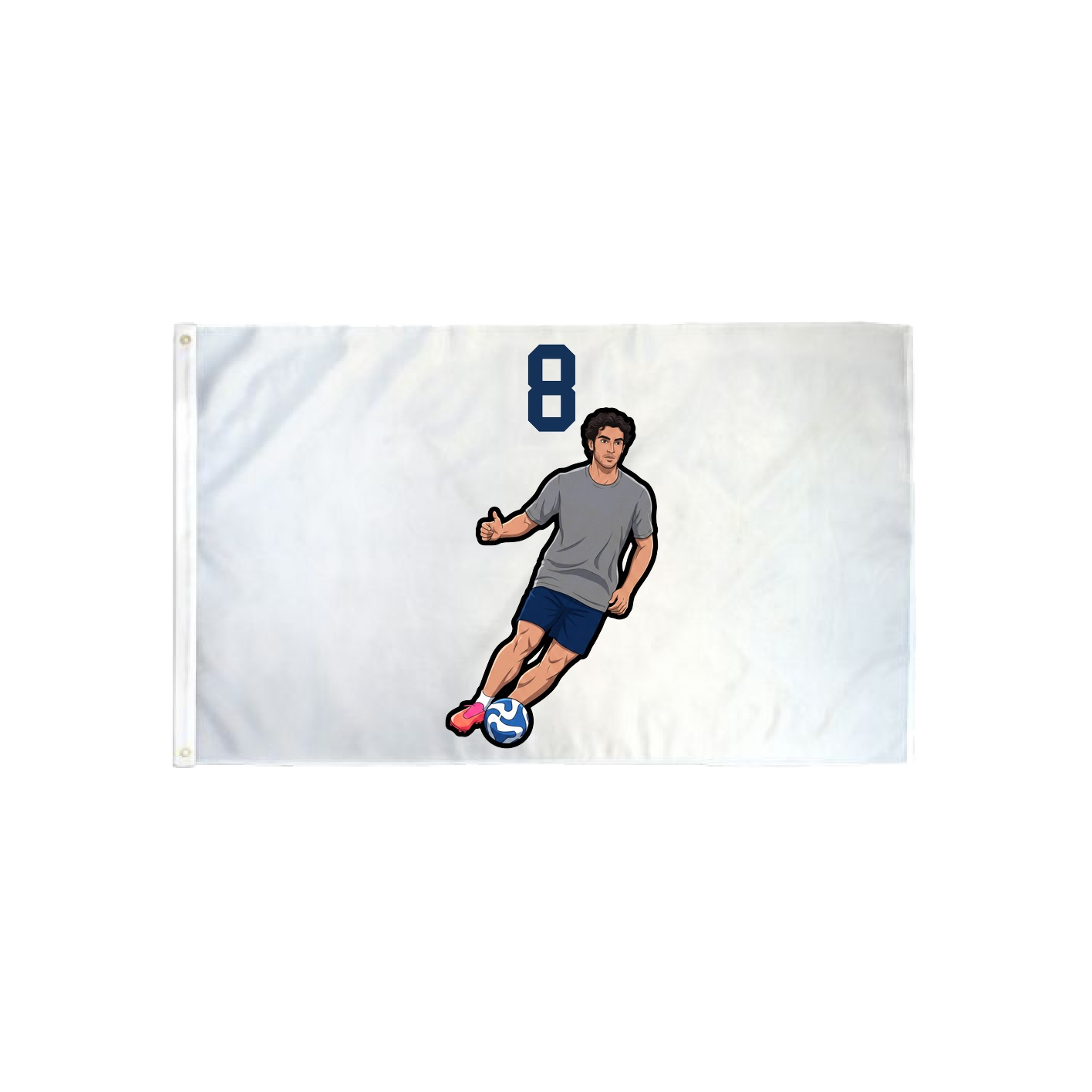 3x5 Flag — Number Top in Classic