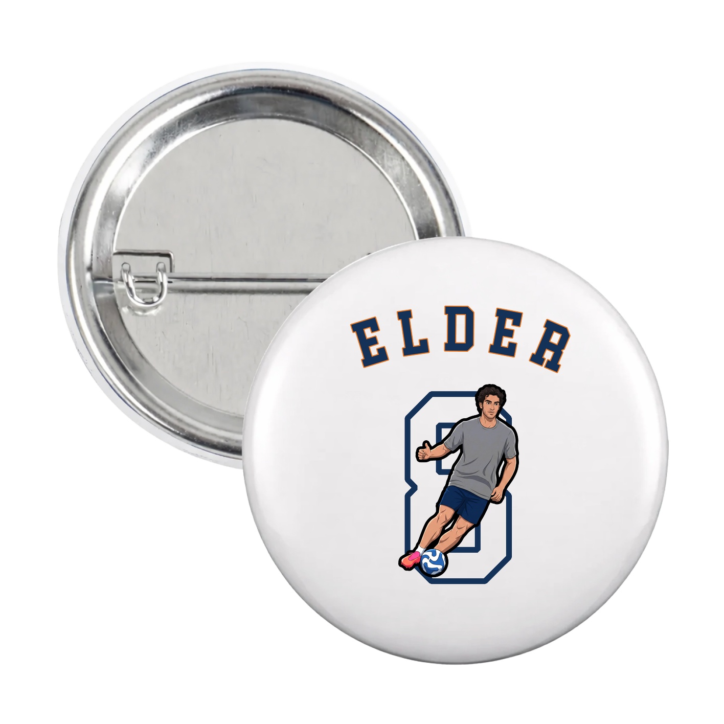 Game Day Button — Shirsey Arch in White