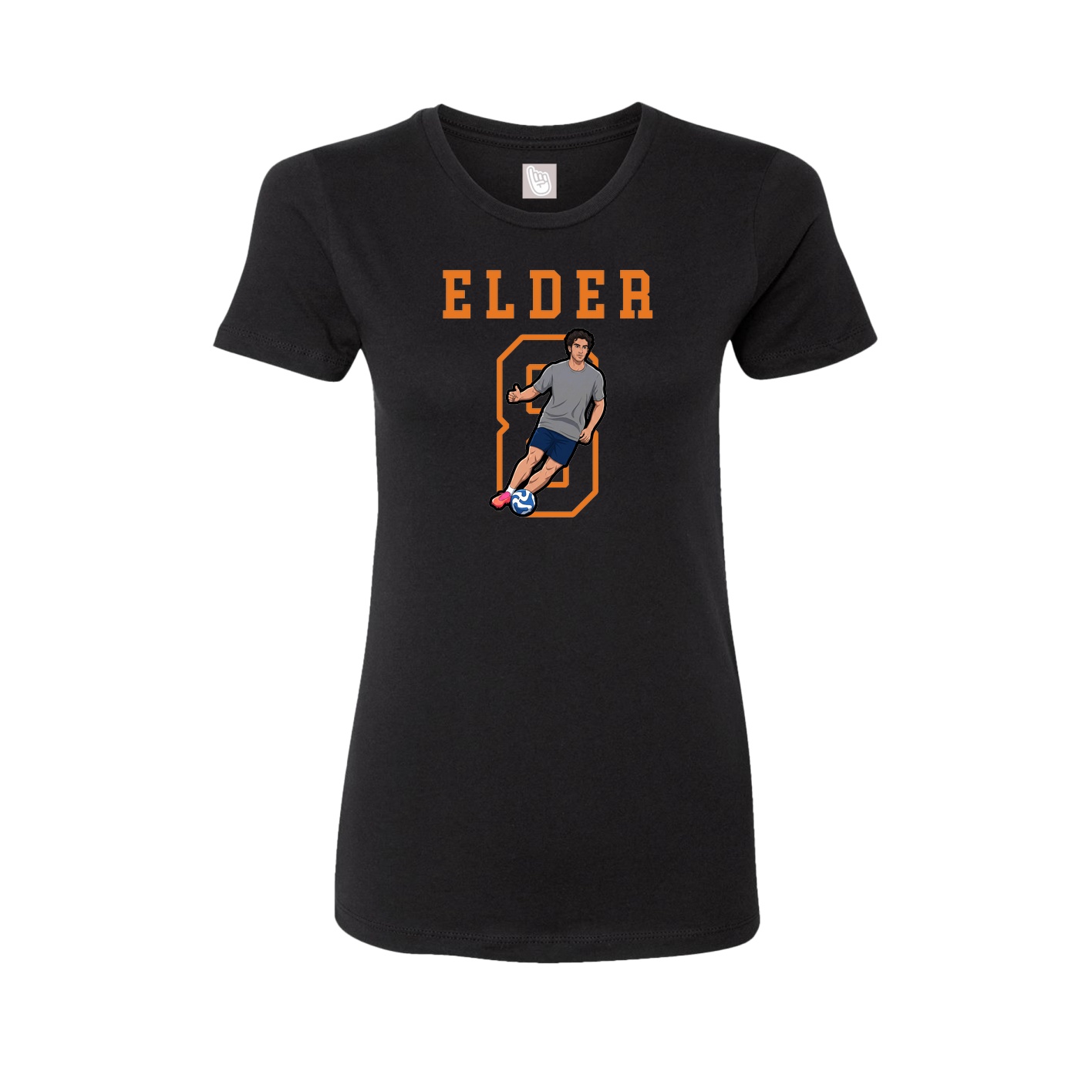 Fitted Women's Tee — Shirsey in Black