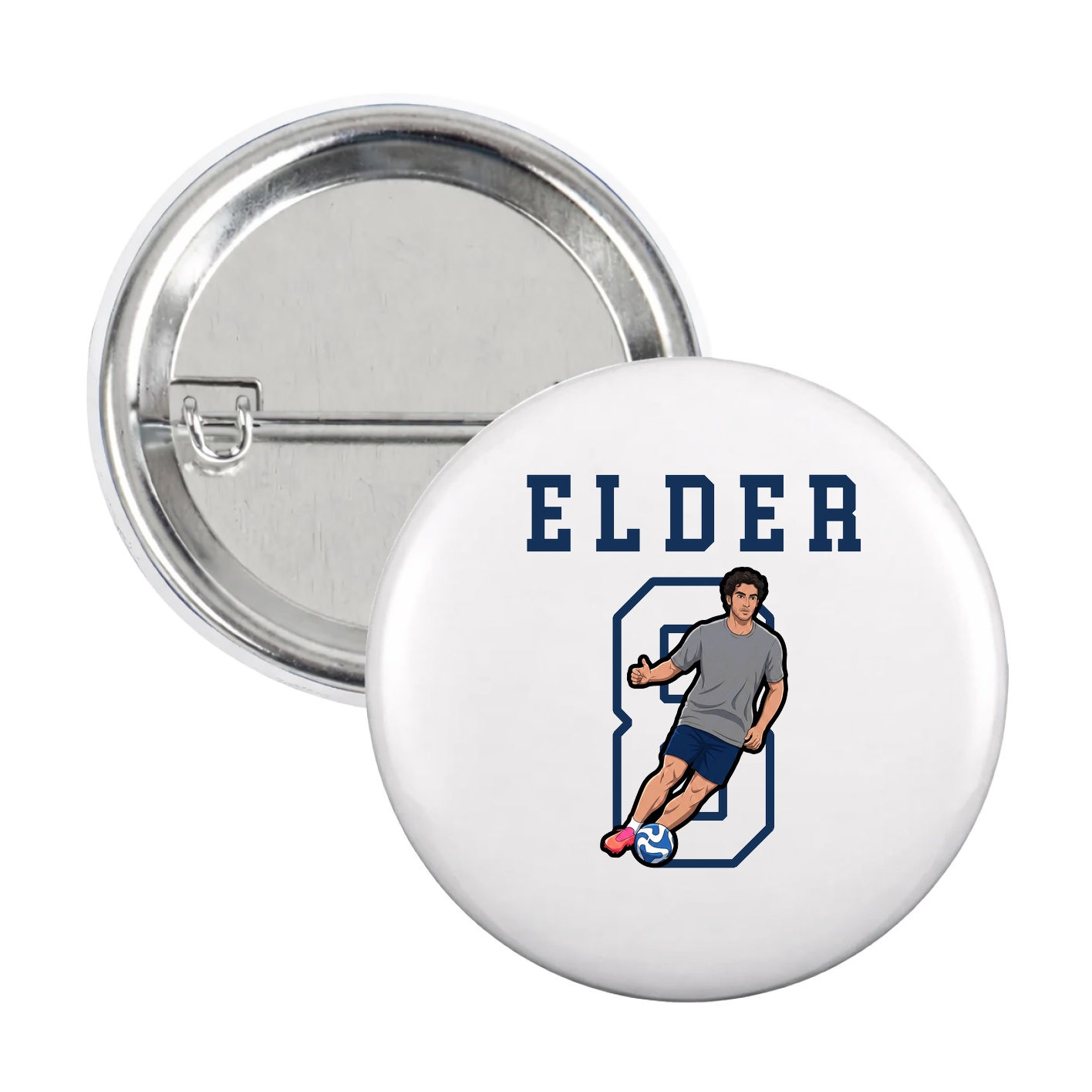 Game Day Button — Shirsey in White