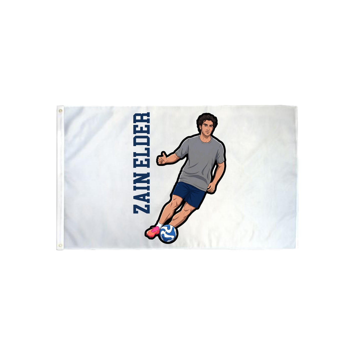 3x5 Flag — Name Vertical in Classic