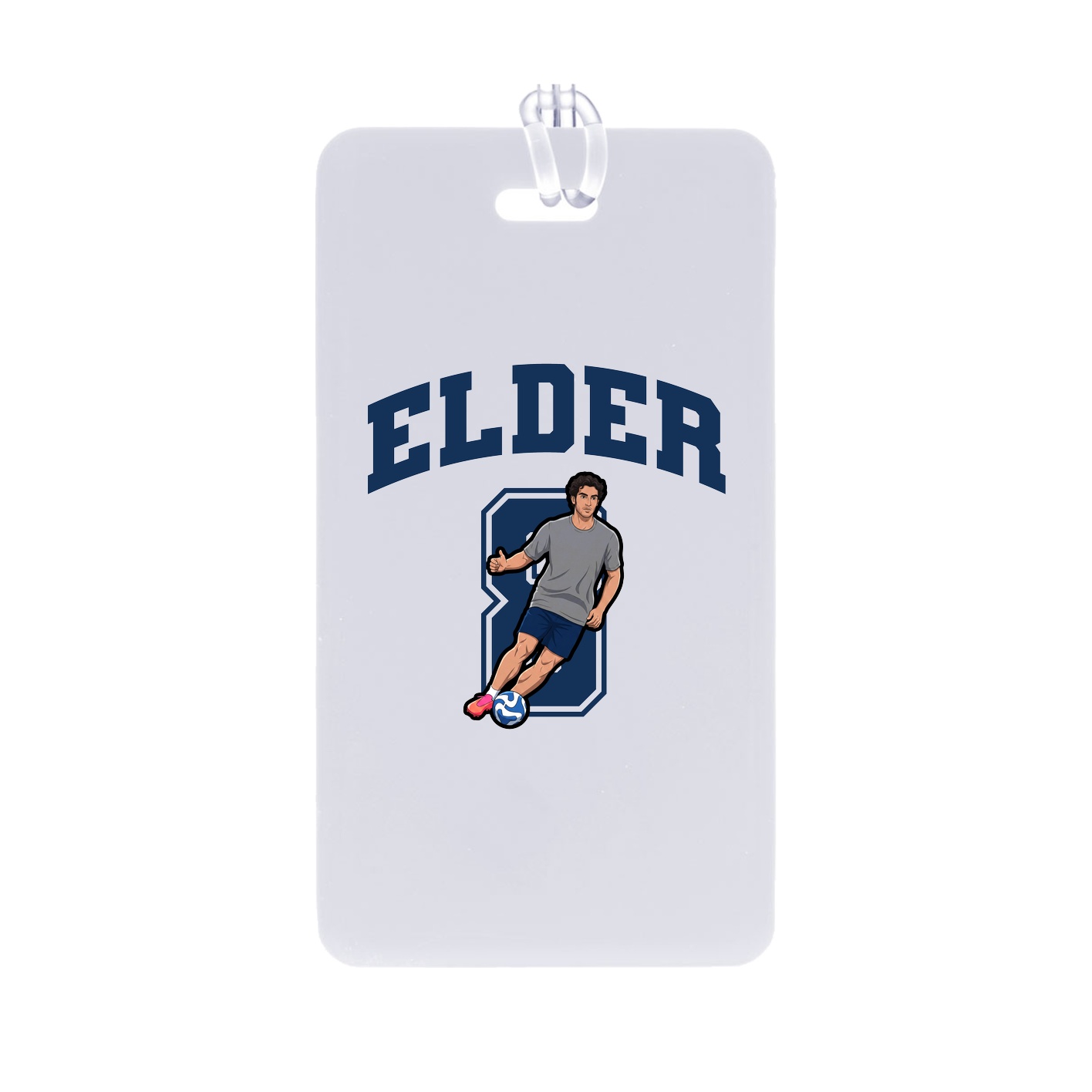 Bag Tag — Number in Classic
