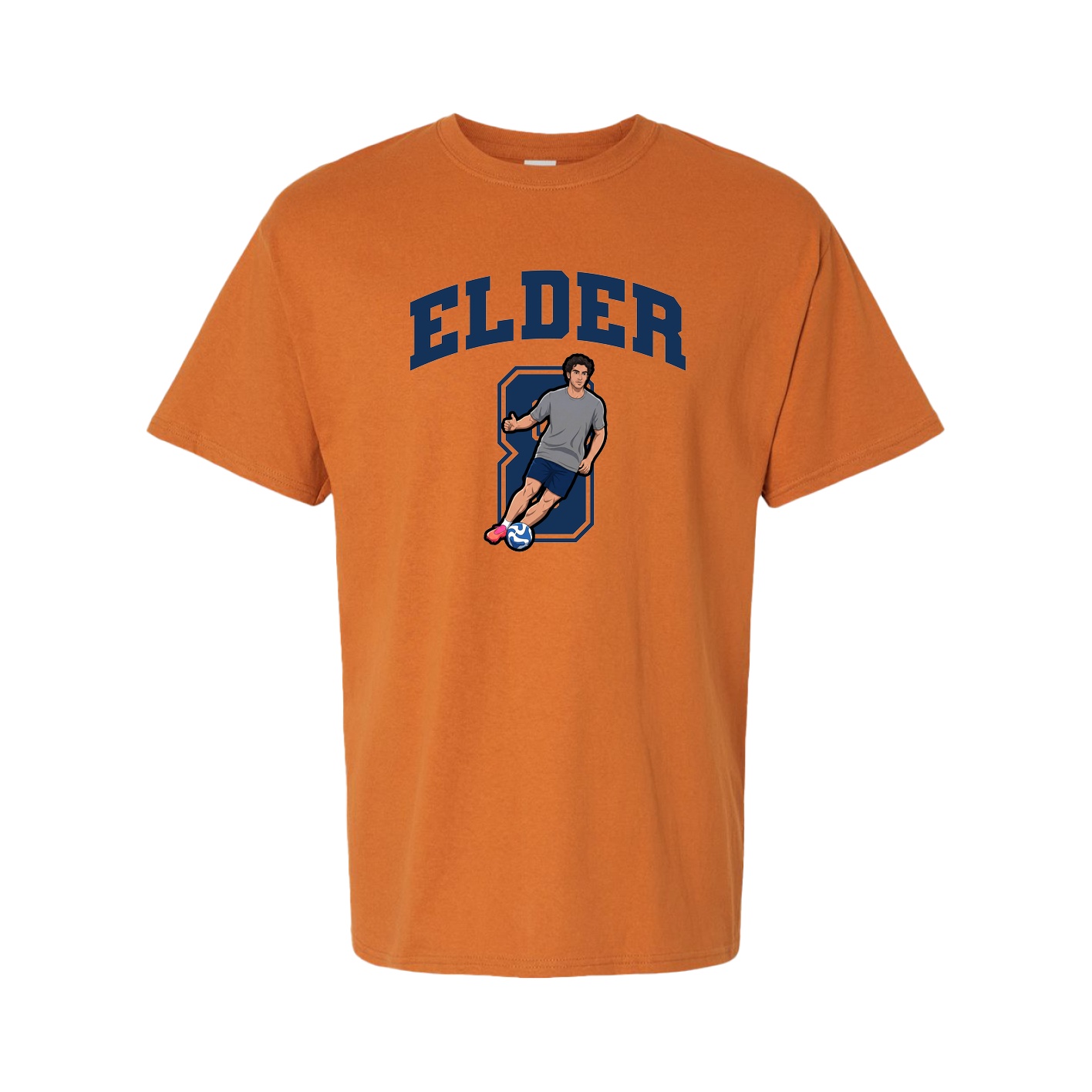Tee — Number in Orange