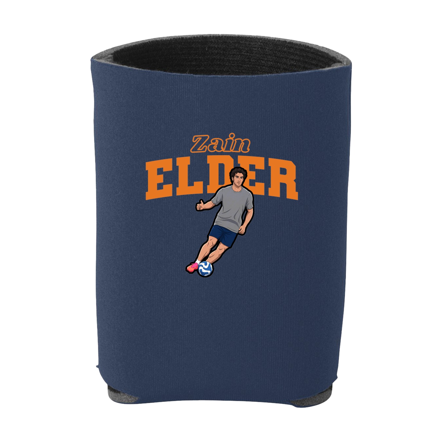 Can Holder — Name Arch in Navy