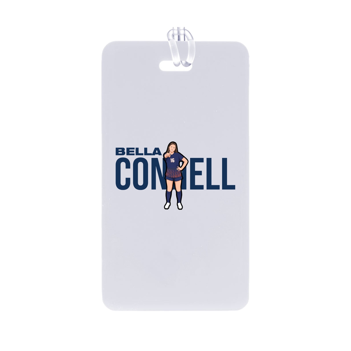 Bag Tag — Player Name in Classic