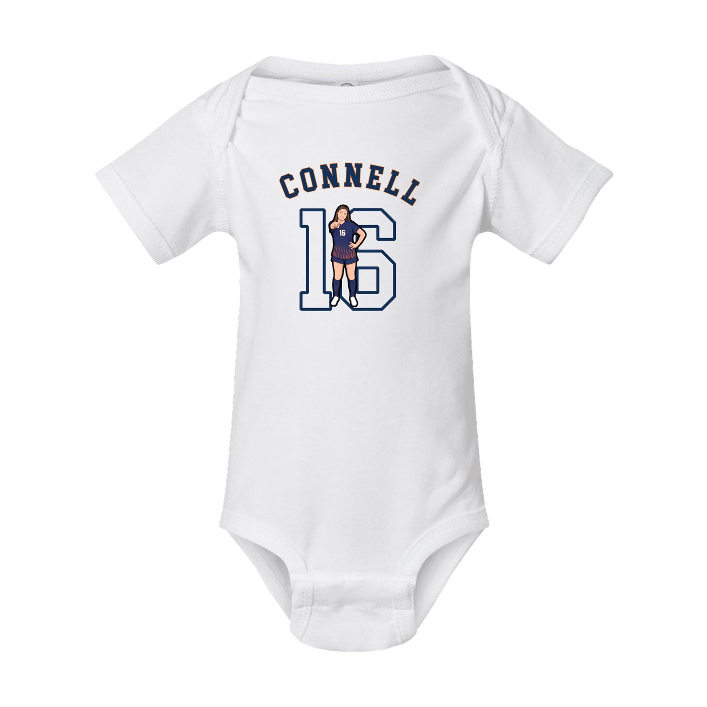 Baby Onesie — Shirsey Arch in White