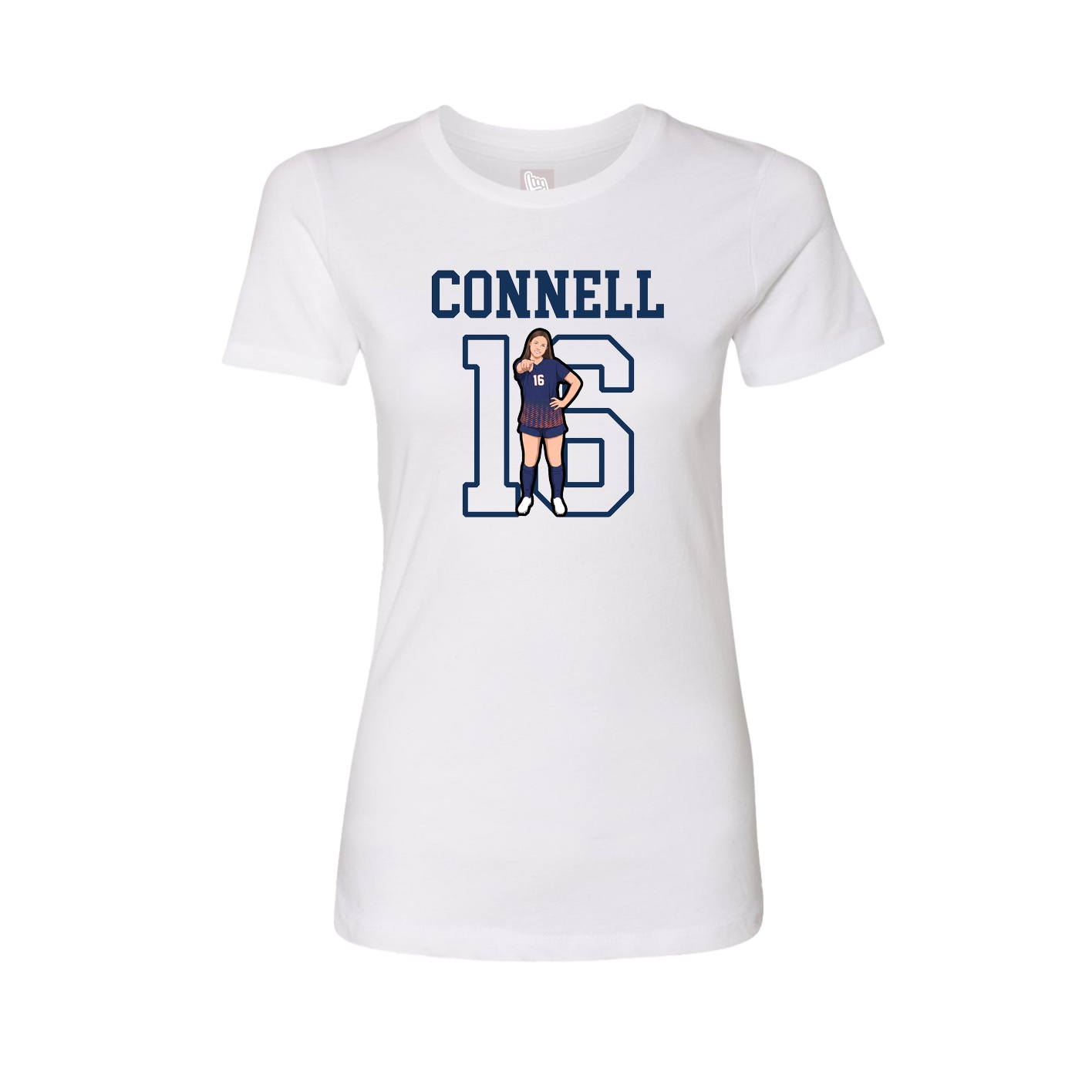 Fitted Women's Tee — Shirsey in White