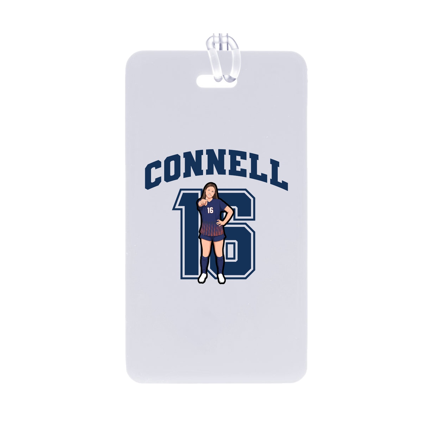 Bag Tag — Number in Classic