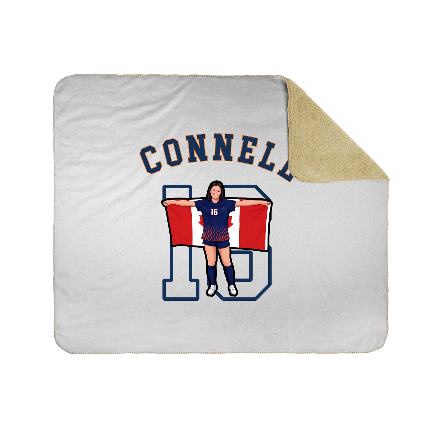 Throw Blanket — Shirsey Arch in White