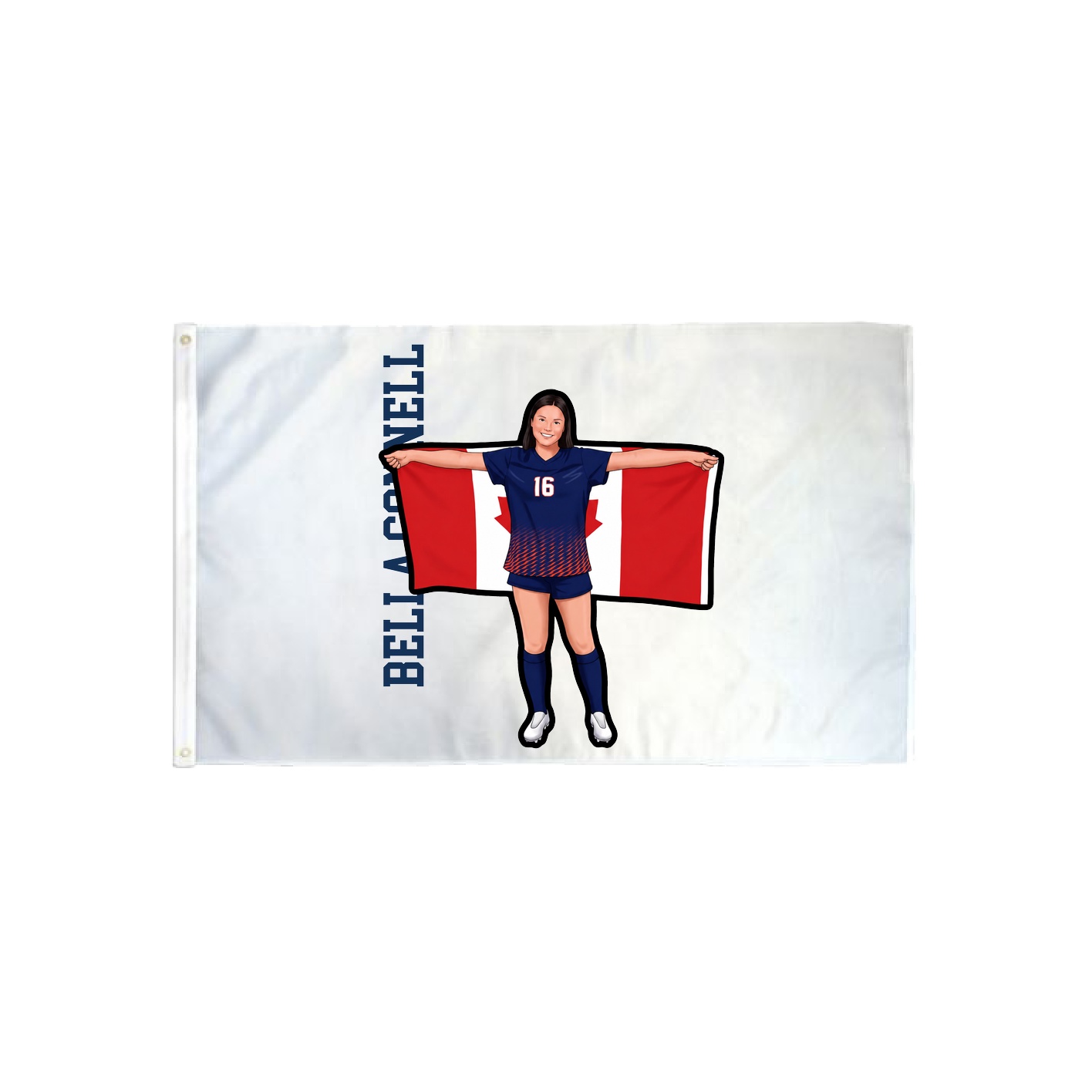 3x5 Flag — Name Vertical in Classic