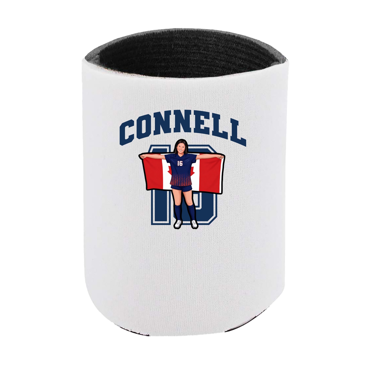 Can Holder — Number in White