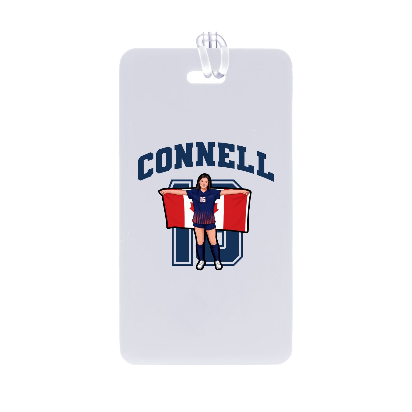 Bag Tag — Number in Classic